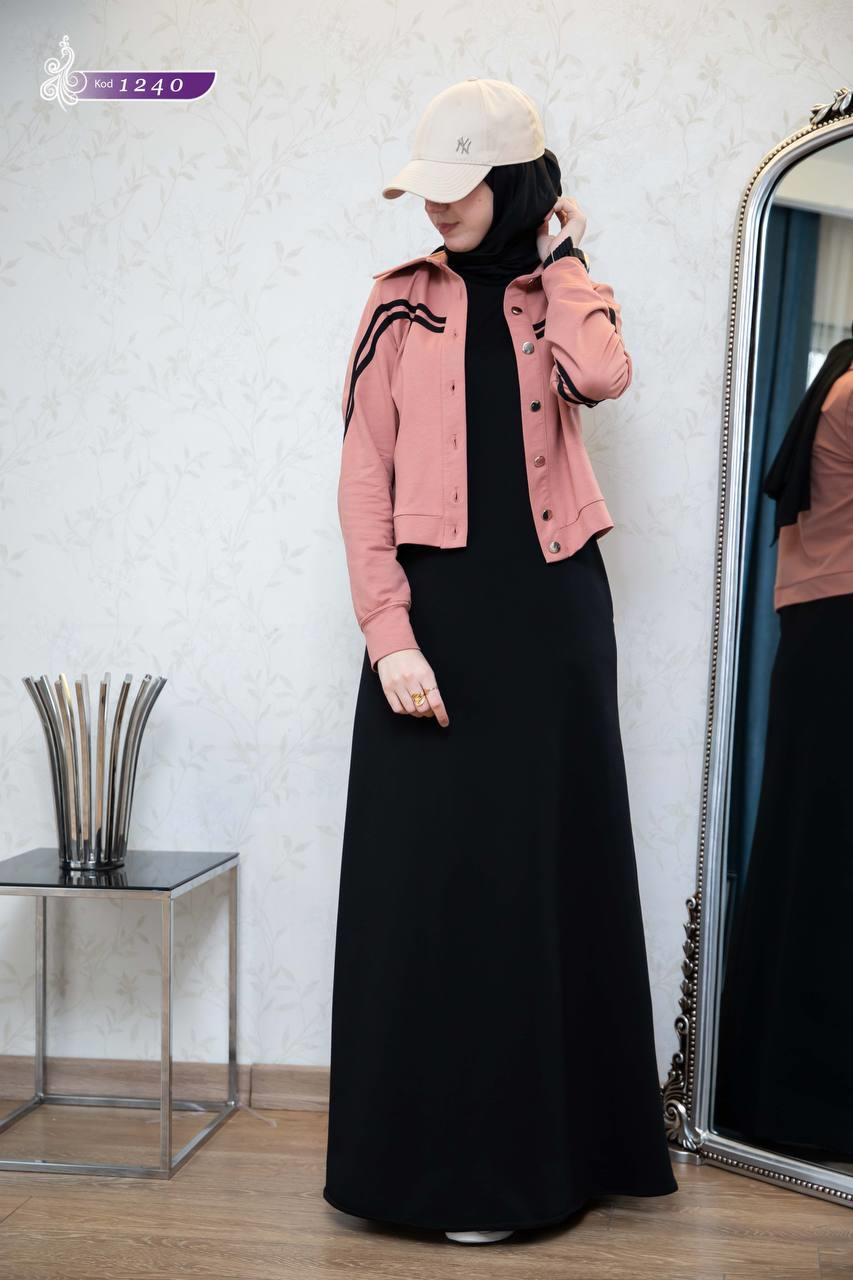   1240 Spor Takım (4mevsim) - Pembe-Siyah