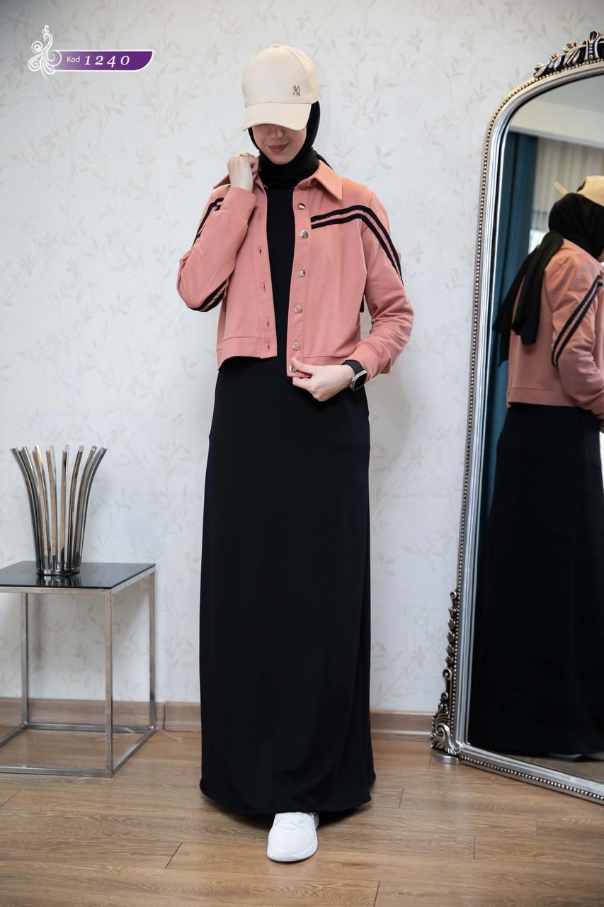   1240 Spor Takım (4mevsim) - Pembe-Siyah