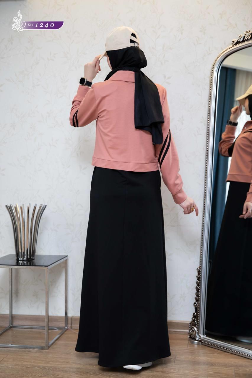   1240 Spor Takım (4mevsim) - Pembe-Siyah