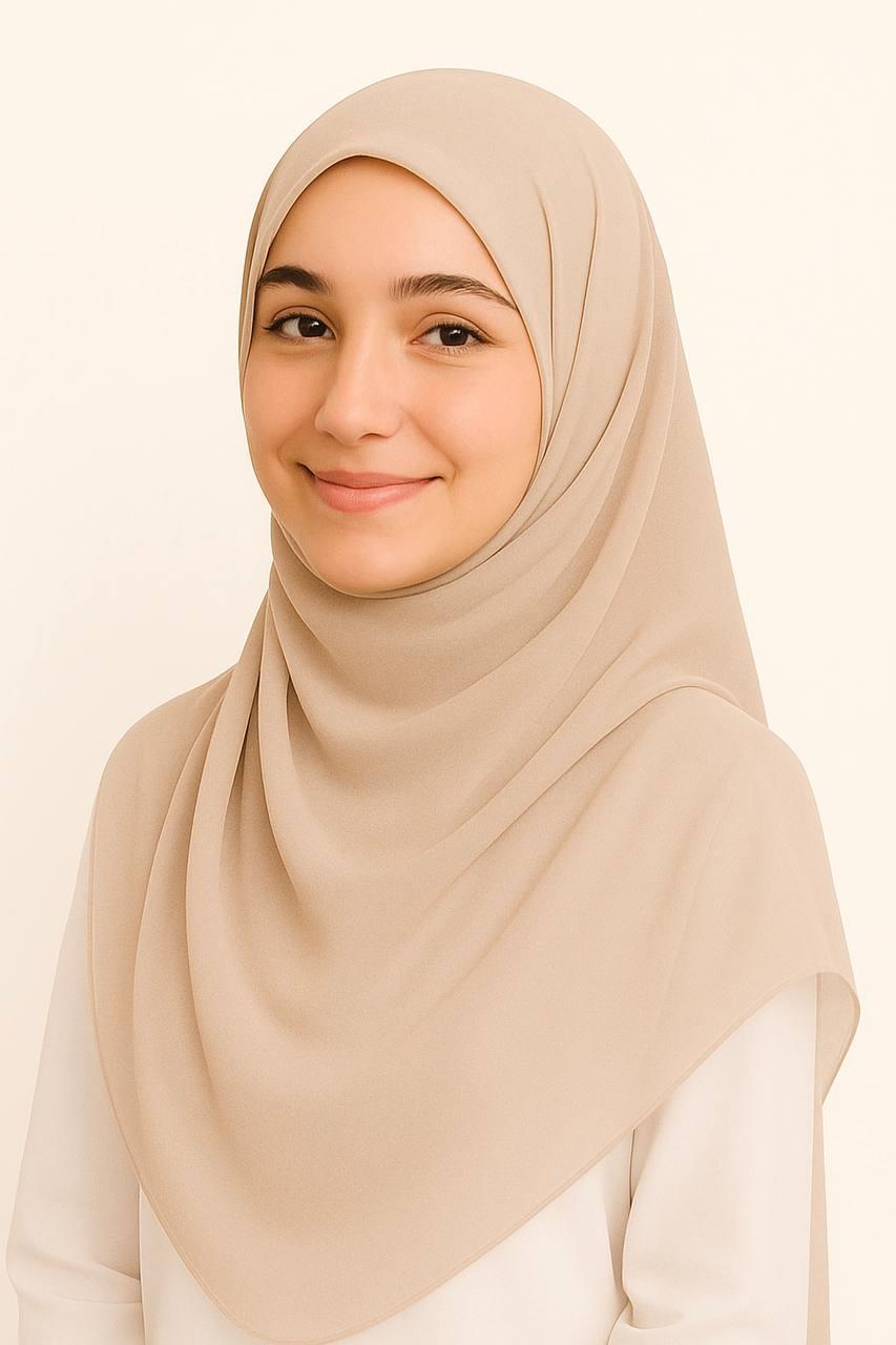 5000-18 Şifon Eşarp 125*125 cm
