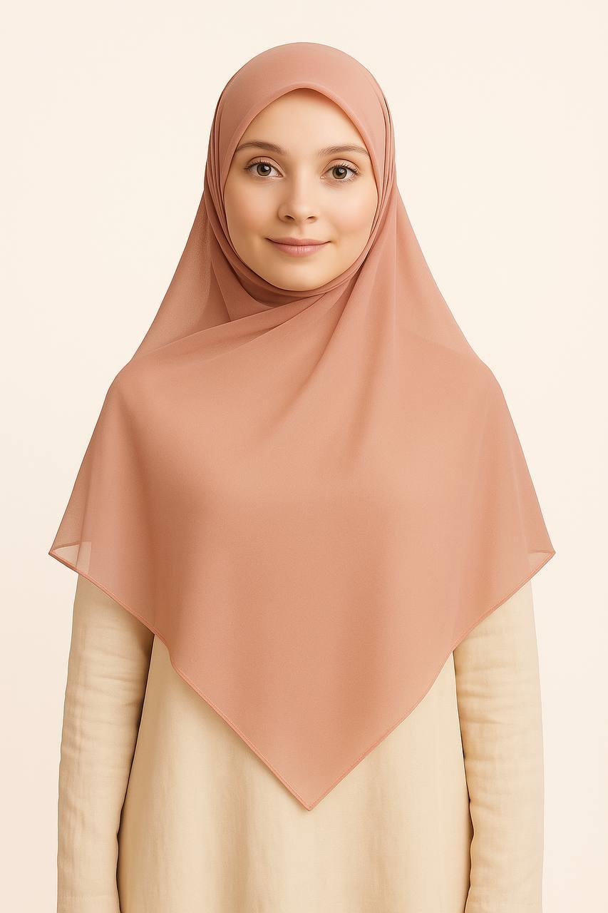 6000-22 Şifon Eşarp 150*150 cm