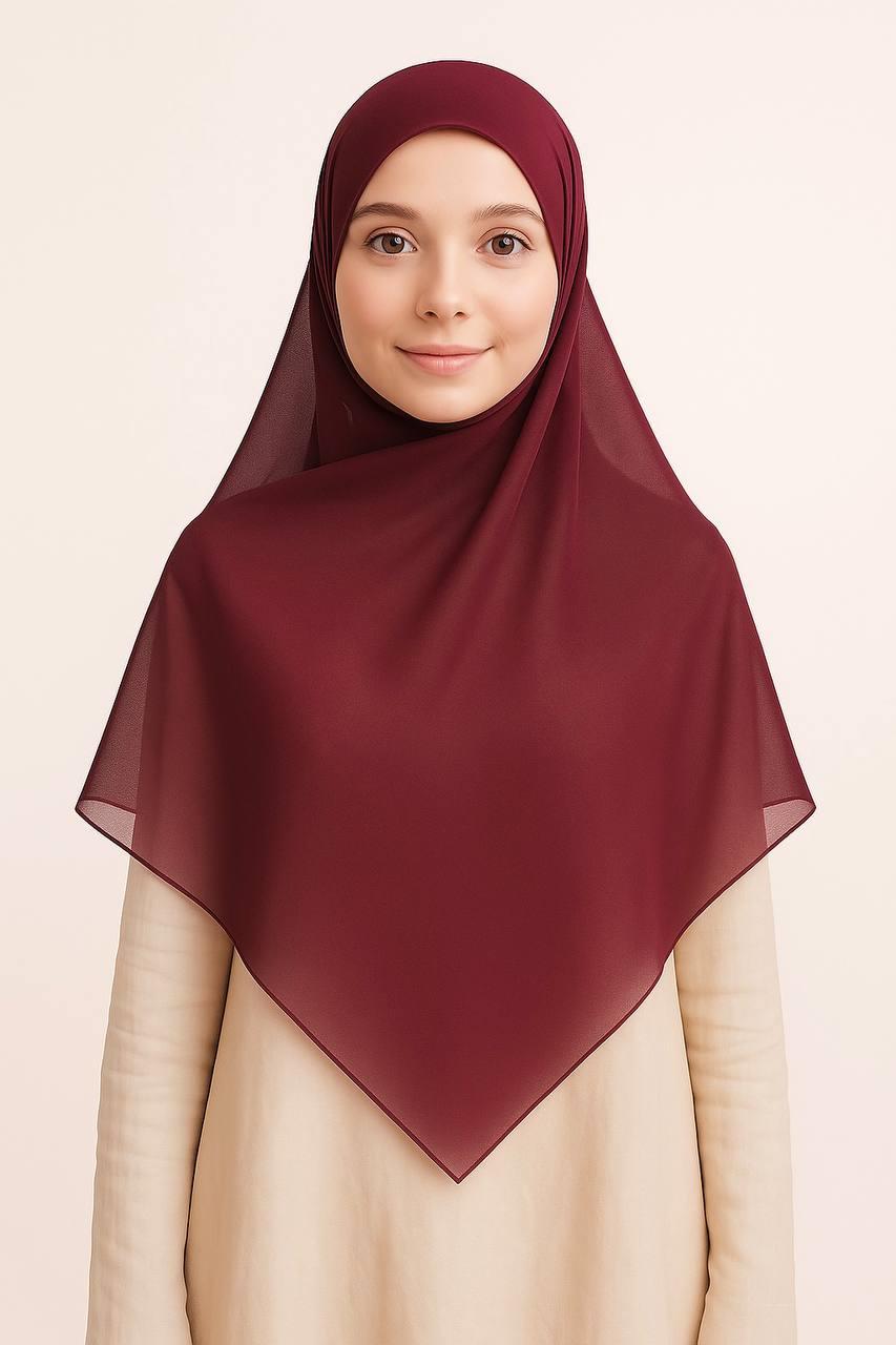 6000-30 Şifon Eşarp 150*150 cm