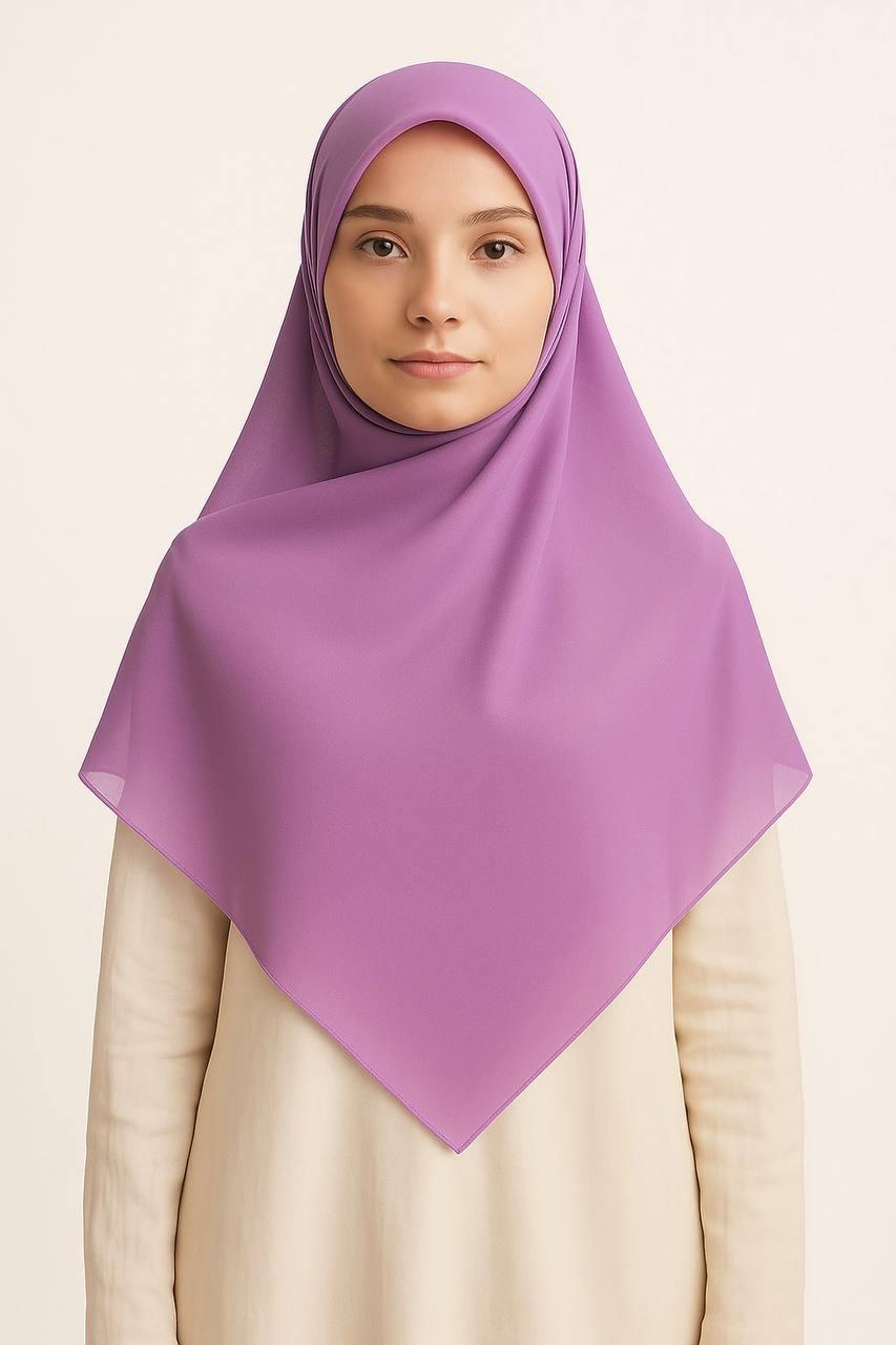6000-5 Şifon Eşarp 150*150 cm