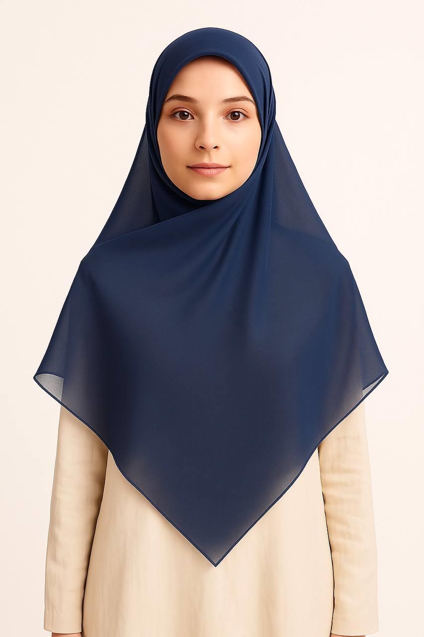 6000-7 Şifon Eşarp 150*150 cm