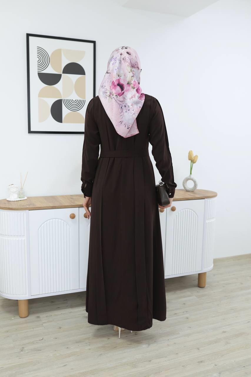 7016 Sade Modern Ferace - Kahverengi