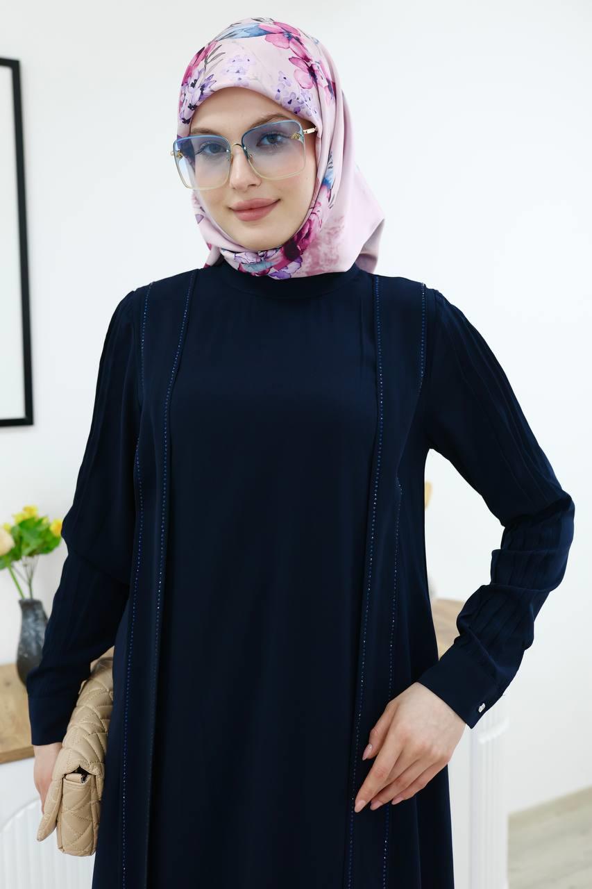 7016 Sade Modern Ferace - Lacivert