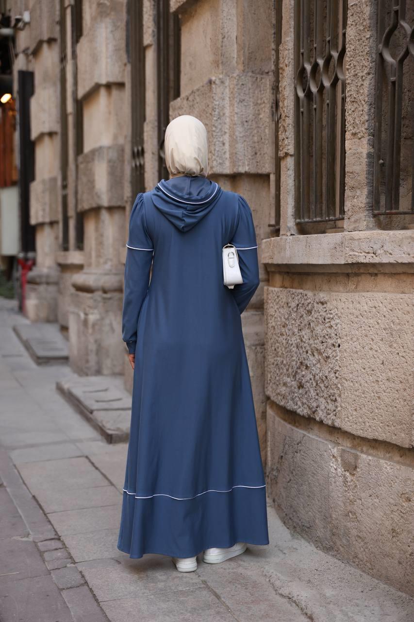 7055 Mevsimlik Spor Elbise - Mavi