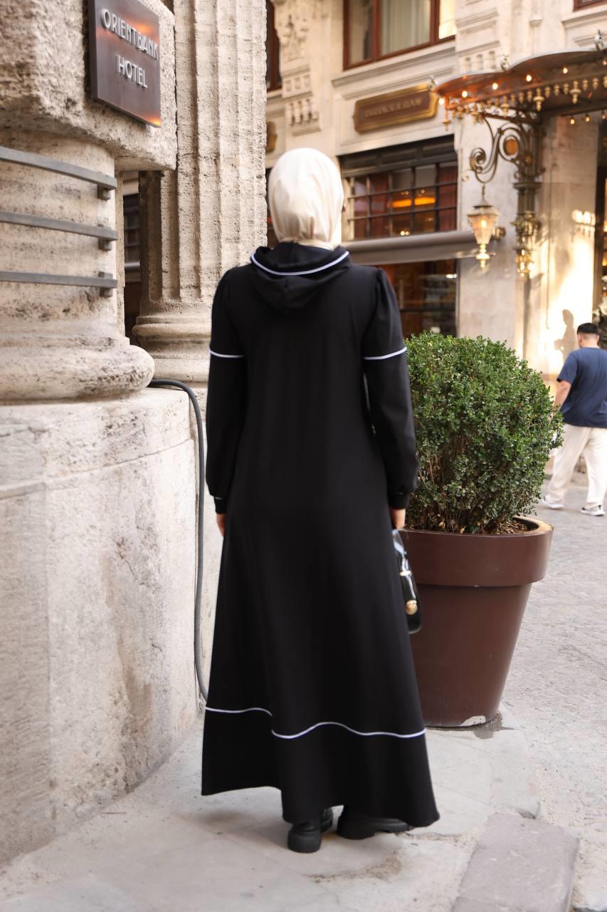 7055 Mevsimlik Spor Elbise - Siyah