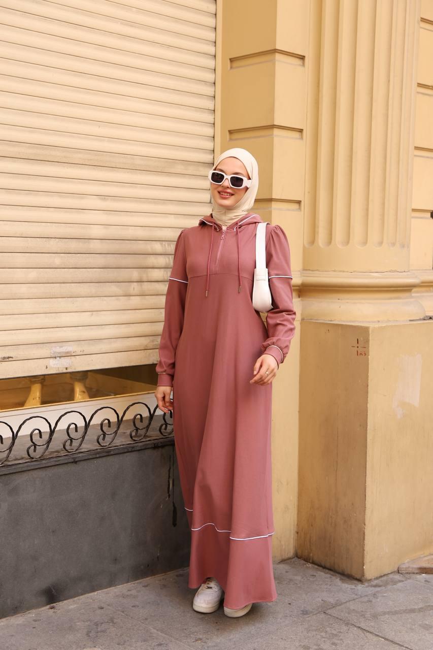 7055 Mevsimlik Spor Elbise - Somon Rengi