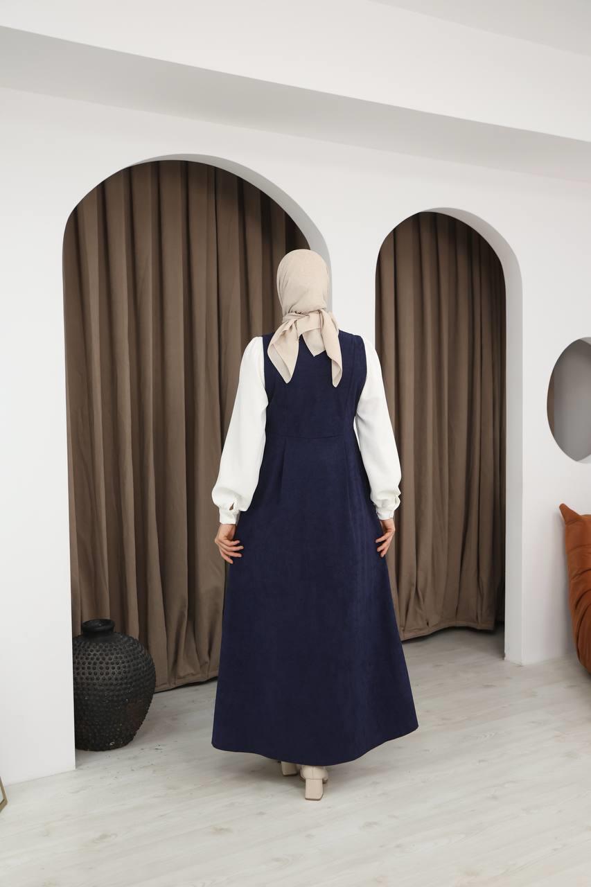 7081 Gömlekli İkili Takım - Lacivert