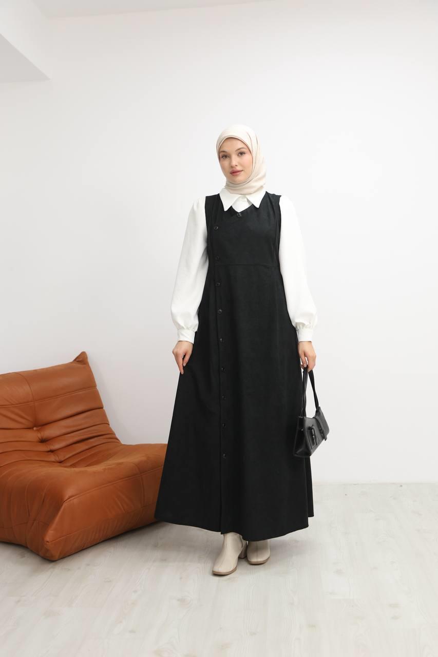 7081 Gömlekli İkili Takım - Siyah