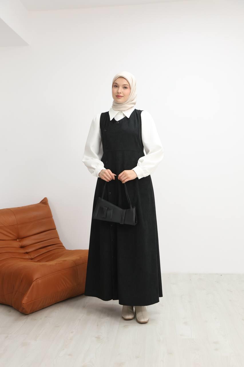 7081 Gömlekli İkili Takım - Siyah