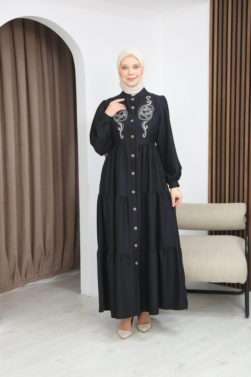 7111 Femina Elbisesi - Siyah