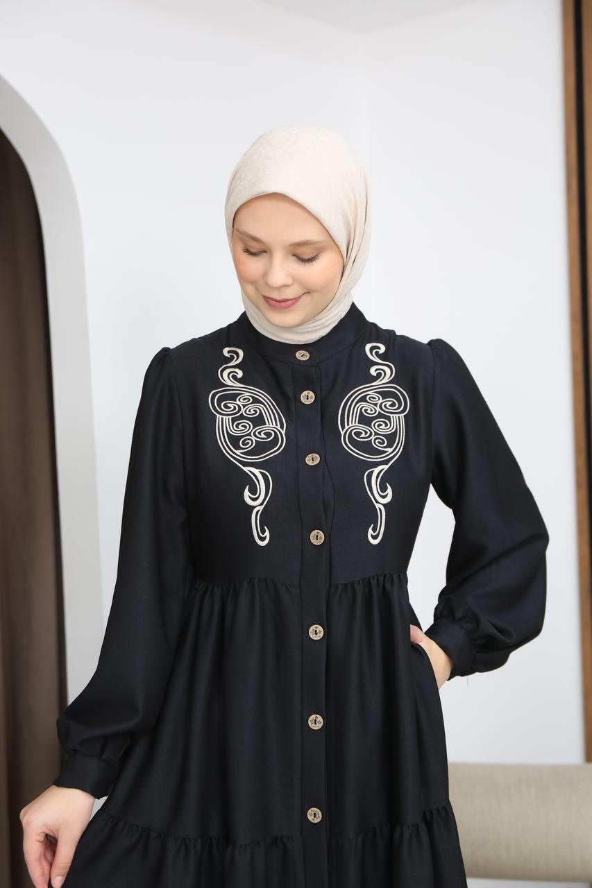 7111 Femina Elbisesi - Siyah