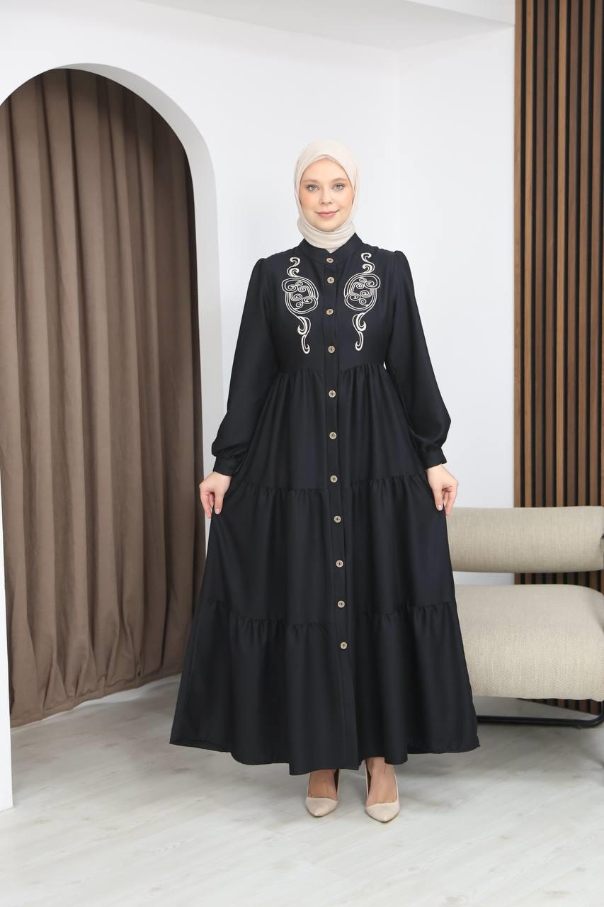 7111 Femina Elbisesi - Siyah