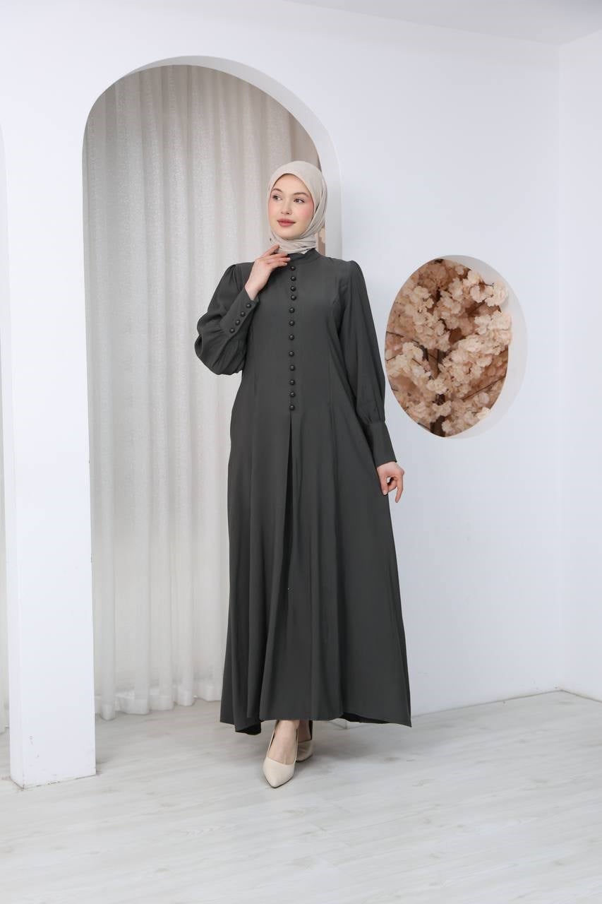 7142 Sade Zarafet Ferace - Haki