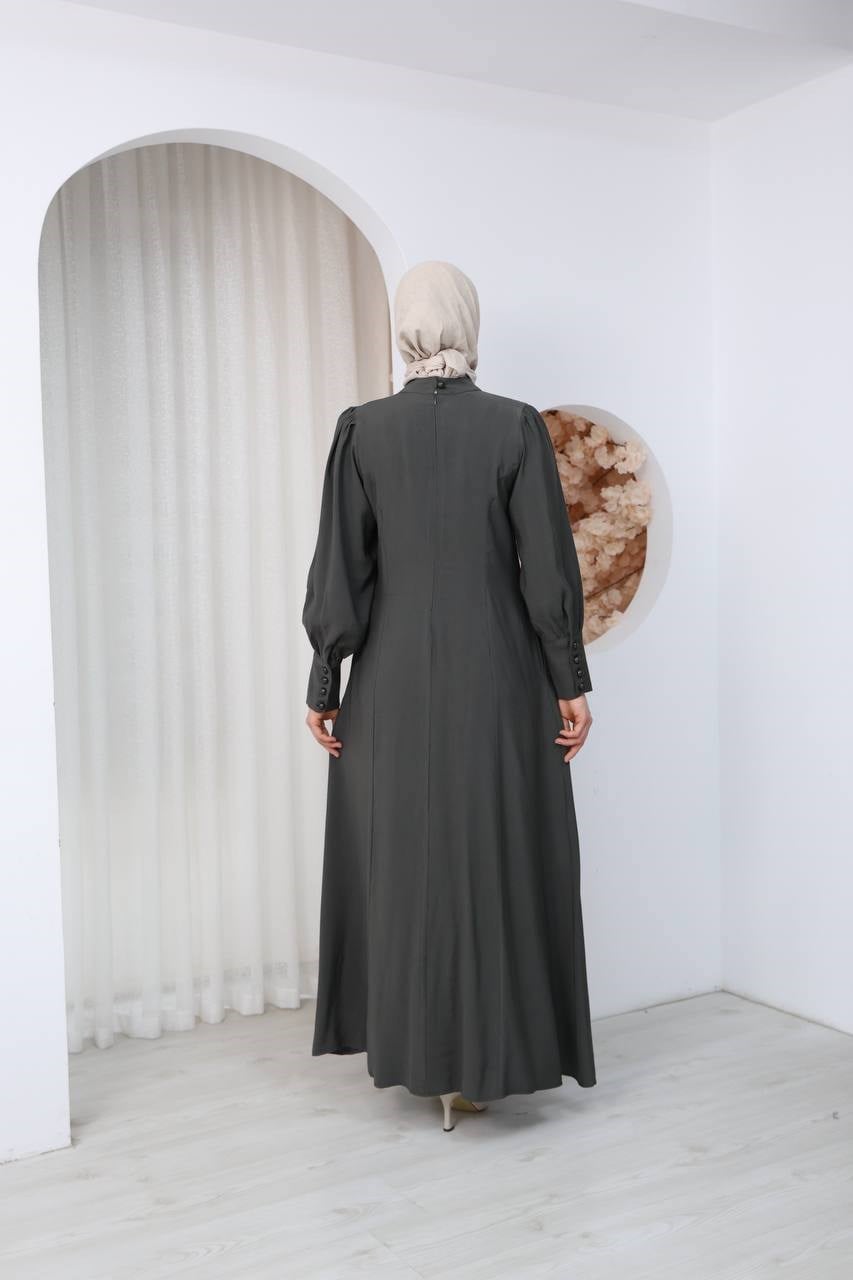 7142 Sade Zarafet Ferace - Haki