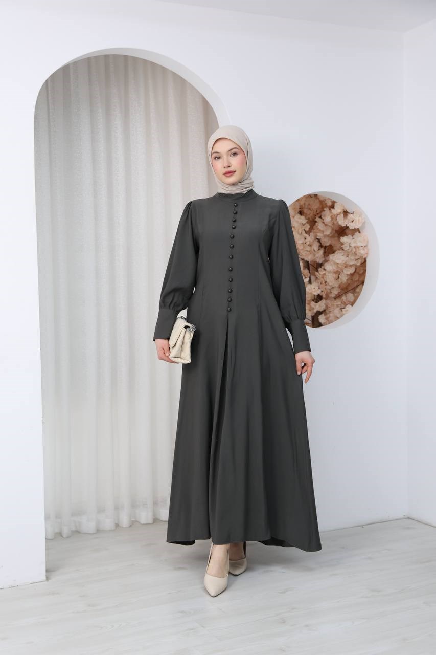7142 Sade Zarafet Ferace - Haki