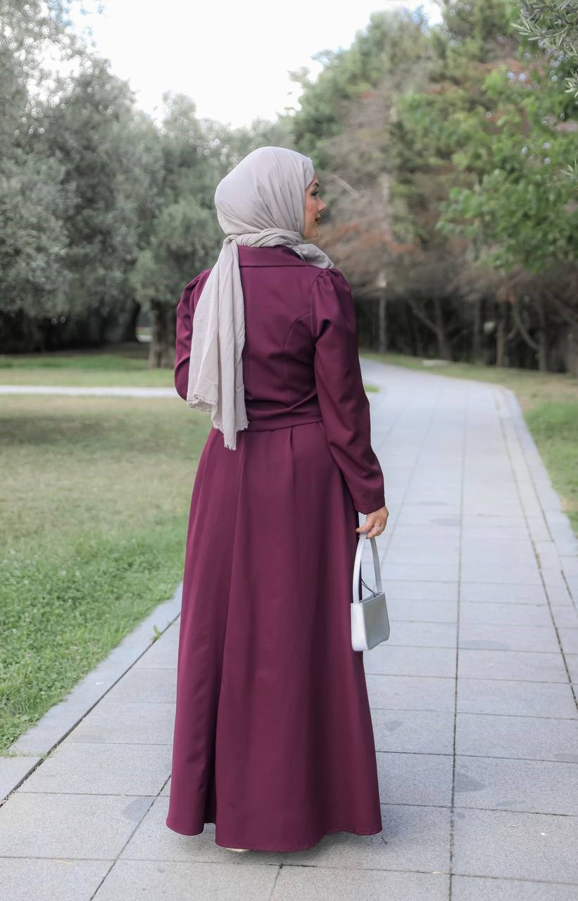 7191 Asil Duruş İkili Takım - Bordo