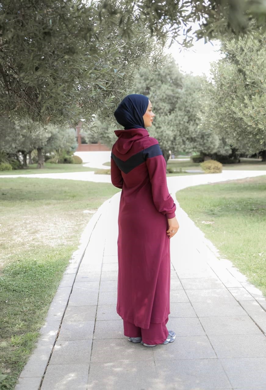 7193 Mevsimlik Konfor Takım - Bordo