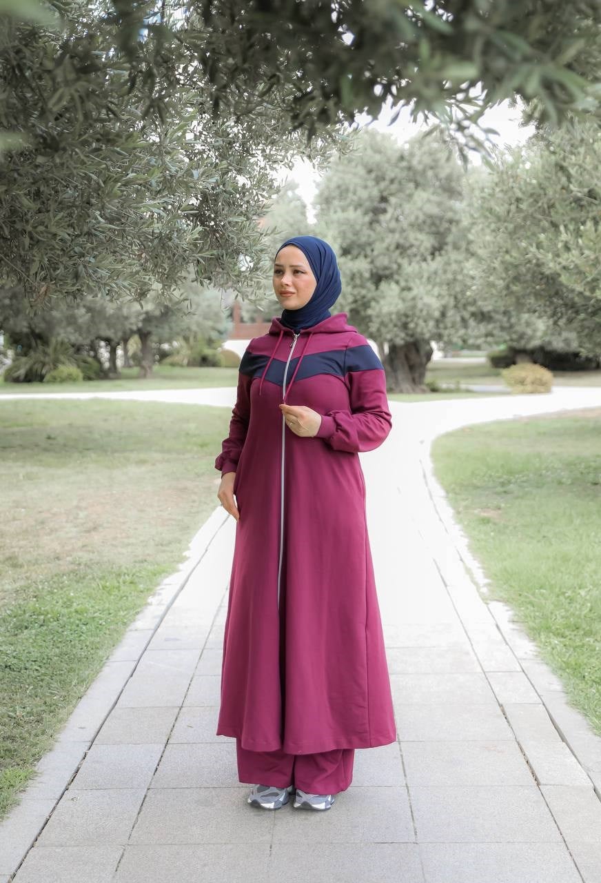 7193 Mevsimlik Konfor Takım - Bordo