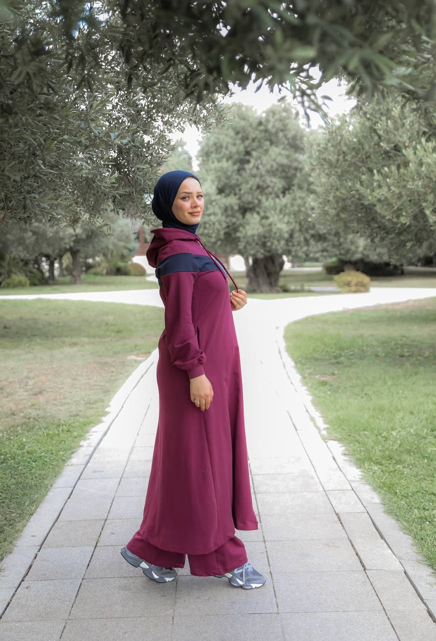 7193 Mevsimlik Konfor Takım - Bordo