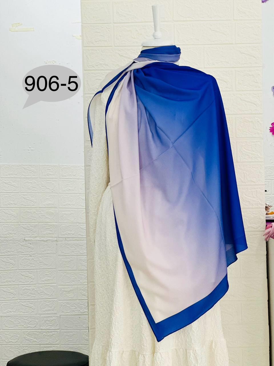 906-5 Degrade Renkli Şal