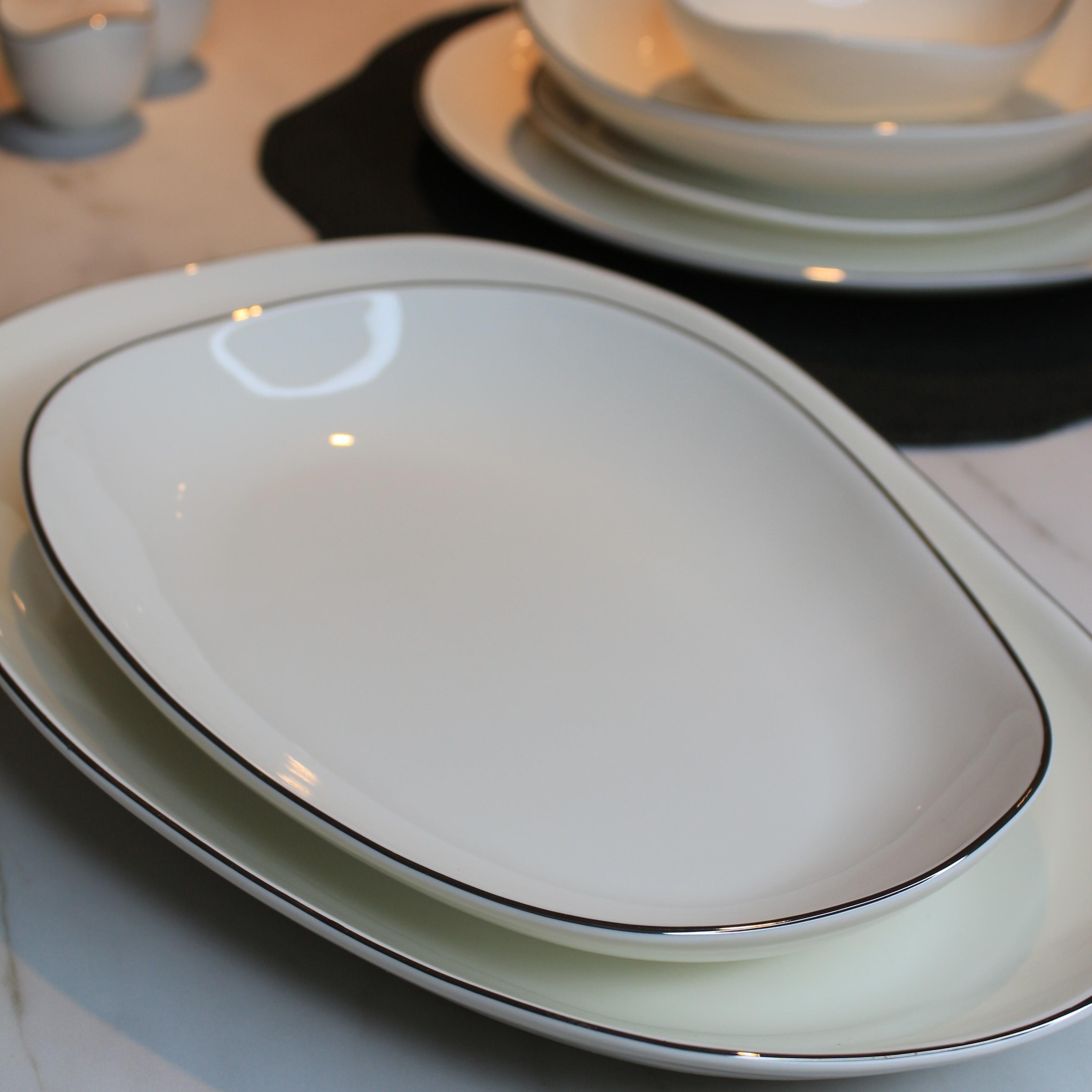 Neva N3524 Platin İkon 28 Parça 6 Kişilik Yemek Takımı