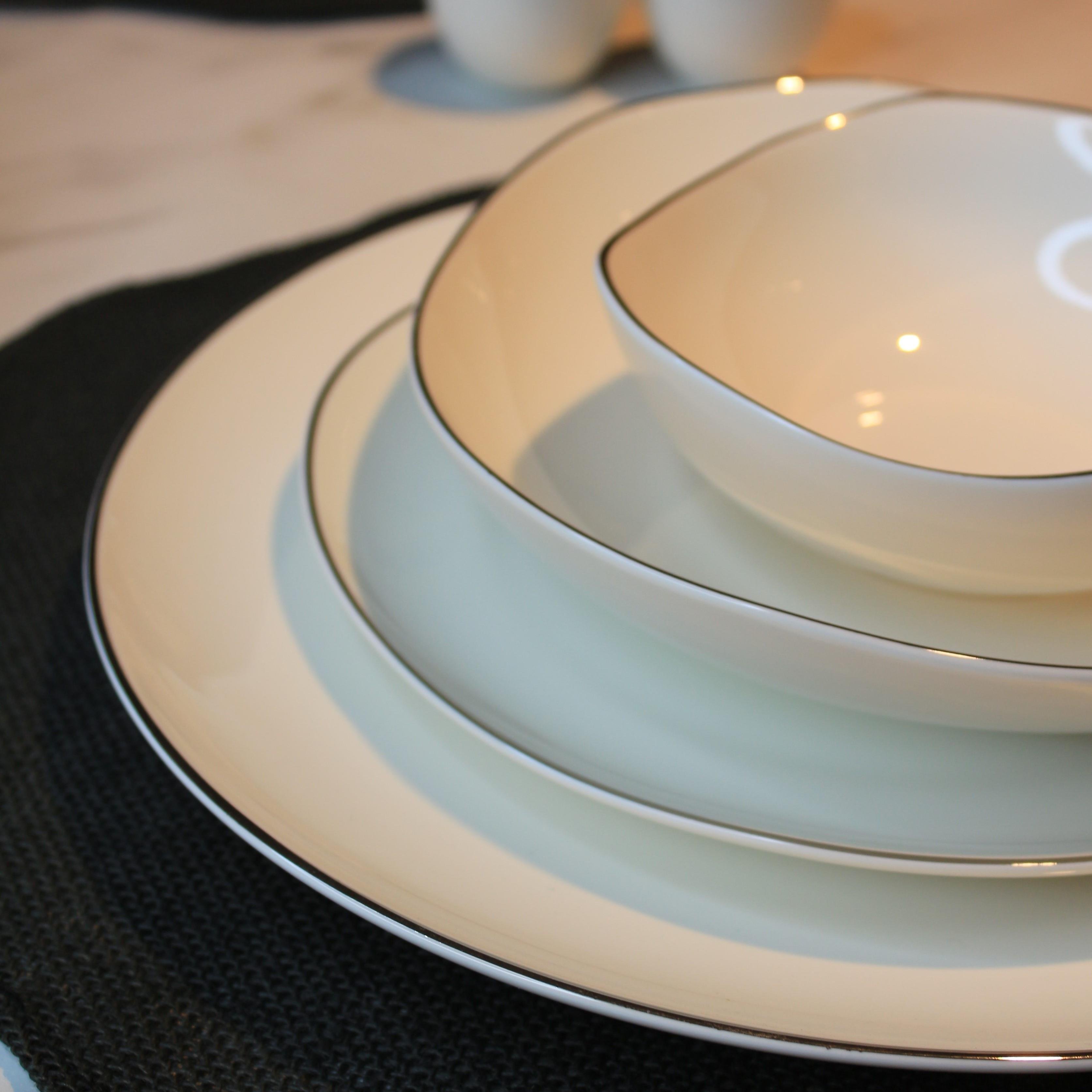 Neva N3524 Platin İkon 28 Parça 6 Kişilik Yemek Takımı