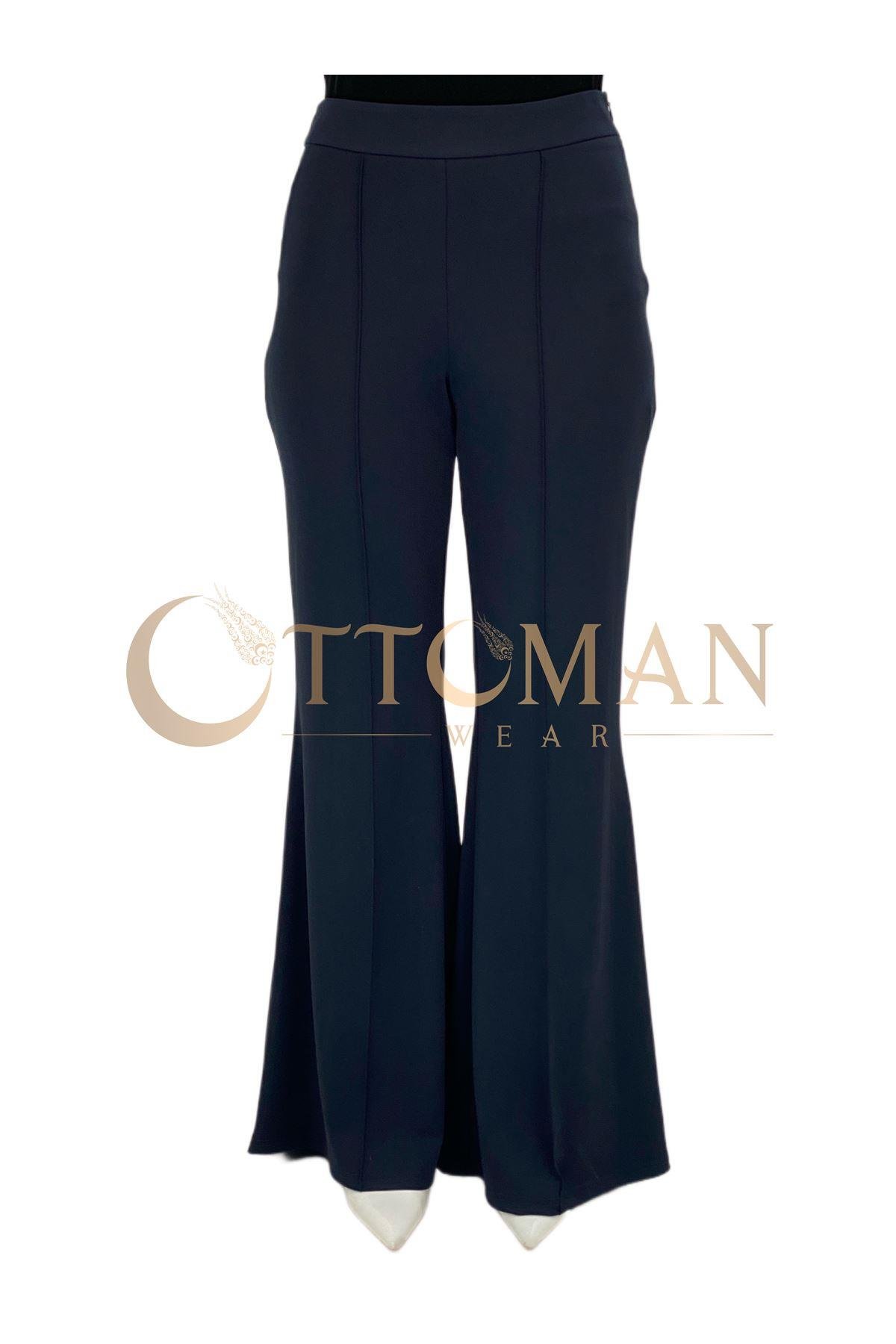 1069 Scuba İspanyol Pantolon Lacivert