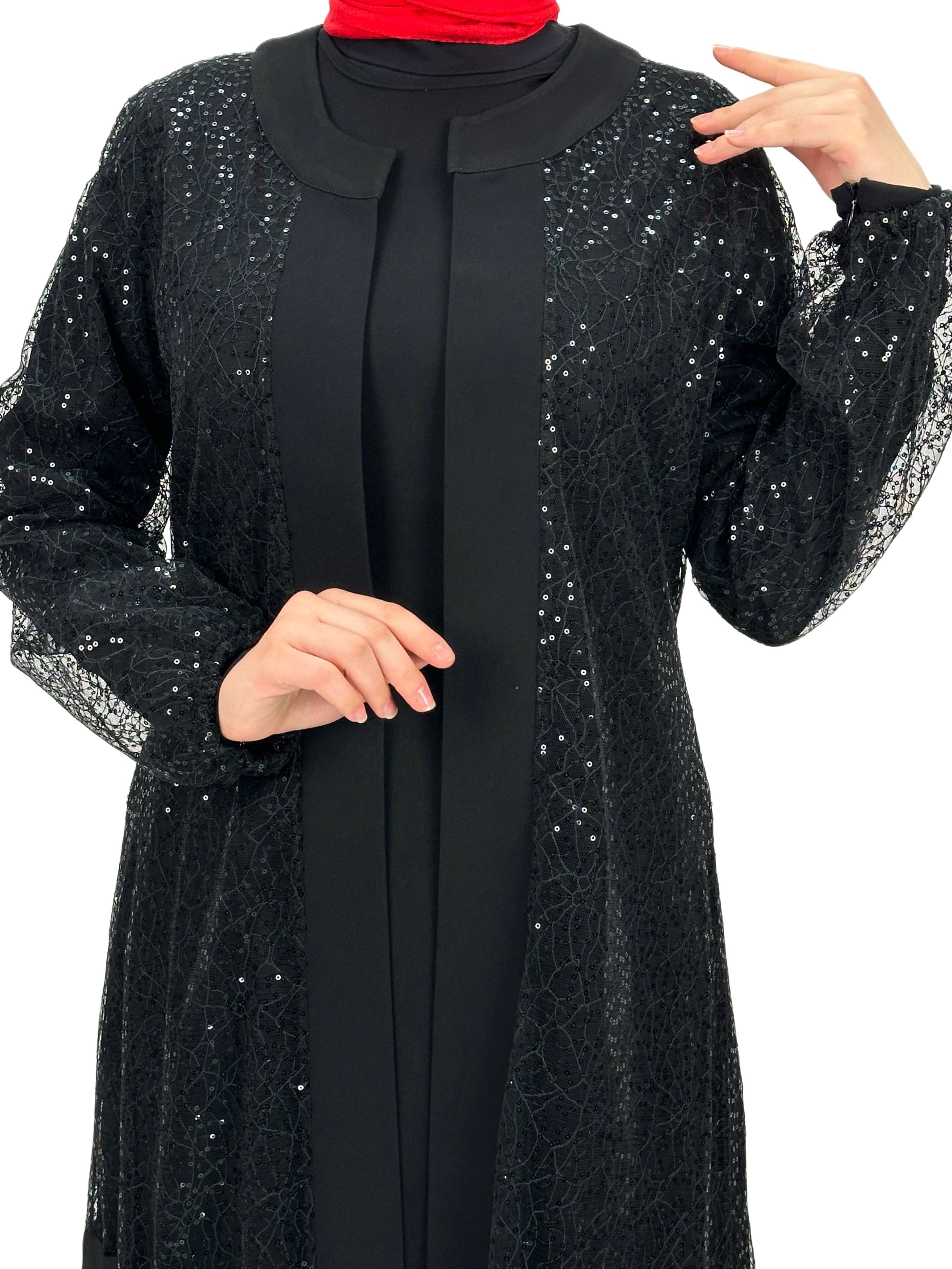 Abayalı Takım Siyah OTW36119