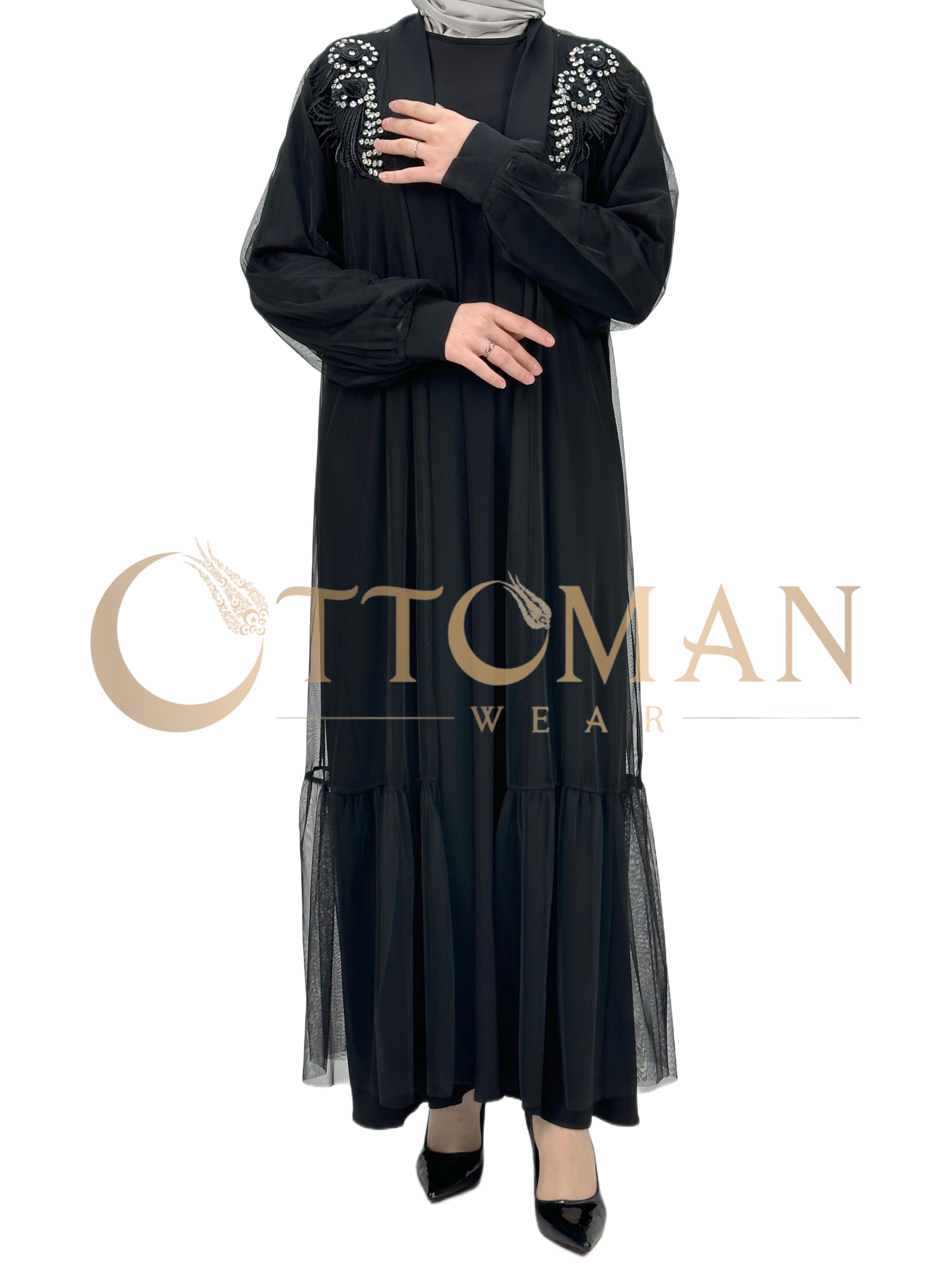 Abayalı Takım Siyah OTW4464