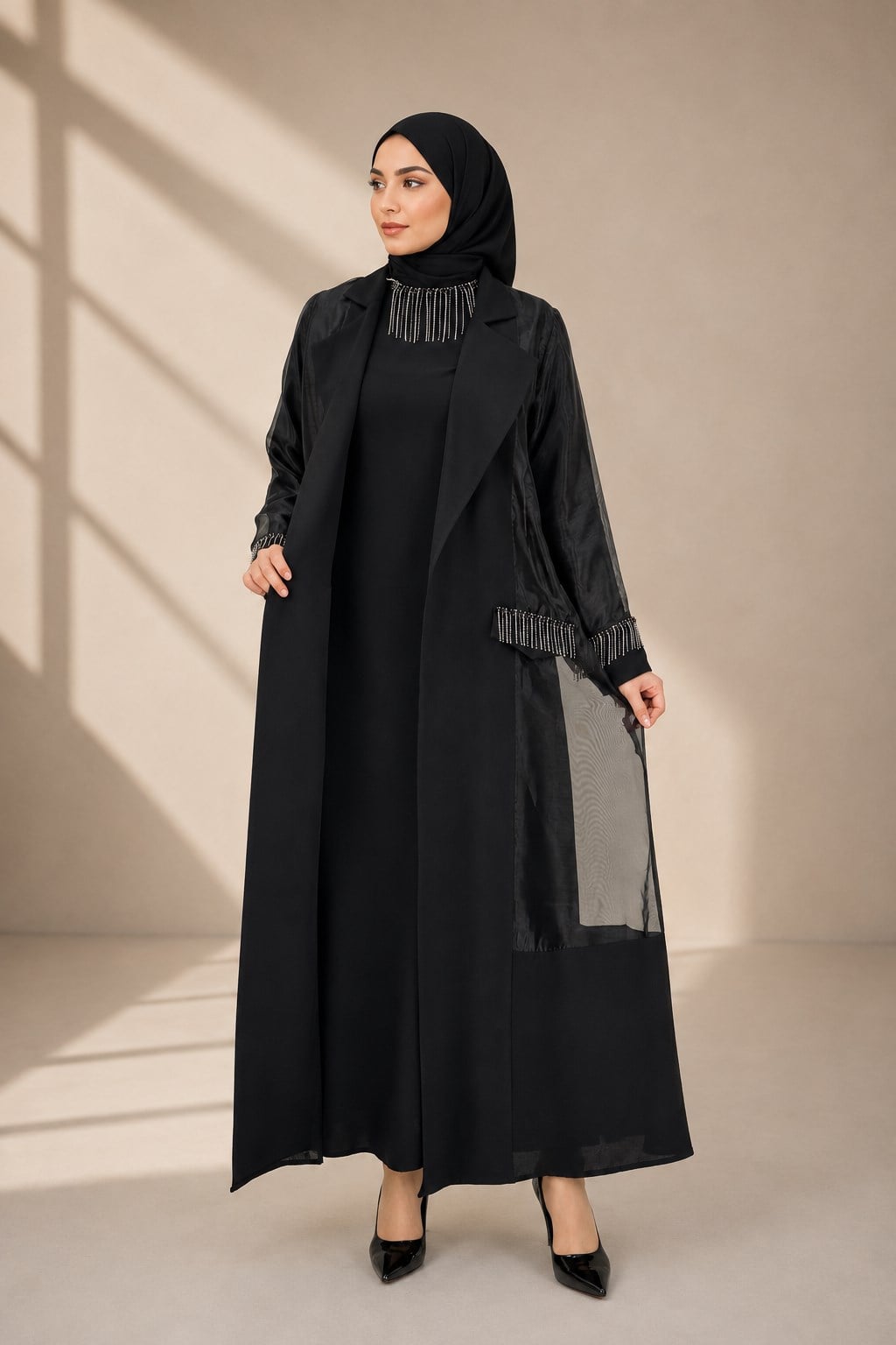 Abayalı Takım Siyah OTW4507