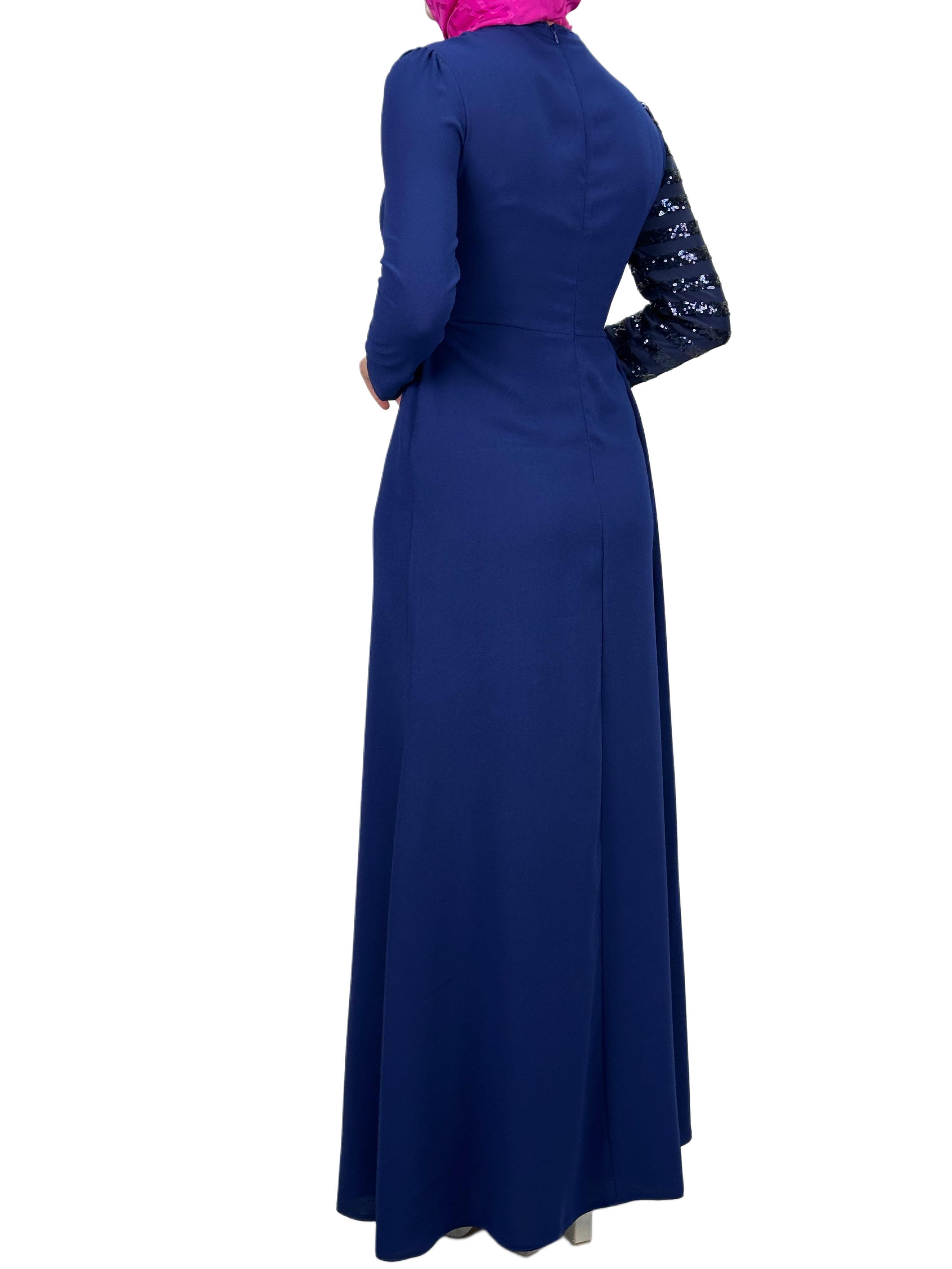 Abiye Elbise Lacivert OTW2711