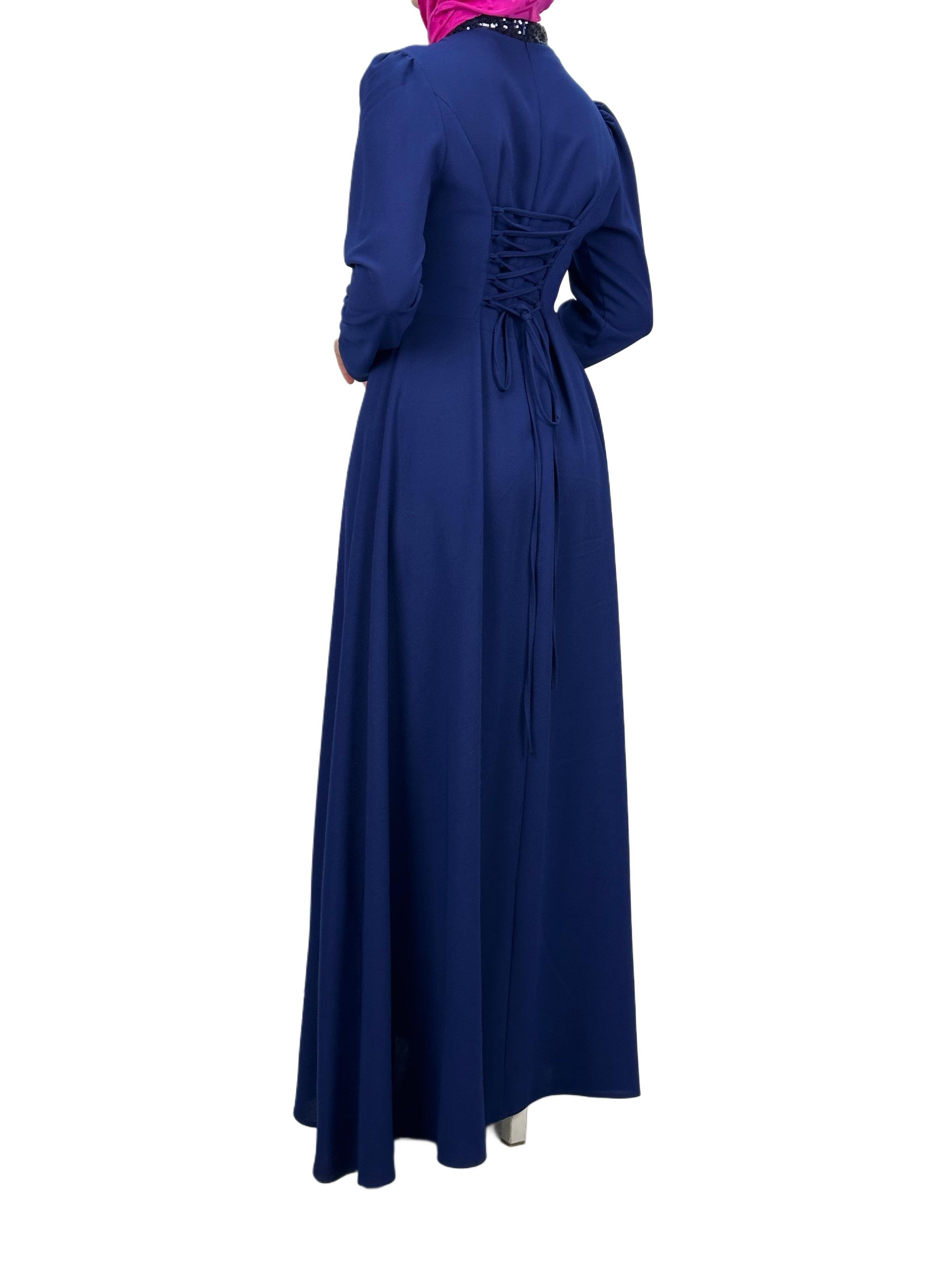 Abiye Elbise Lacivert OTW2719