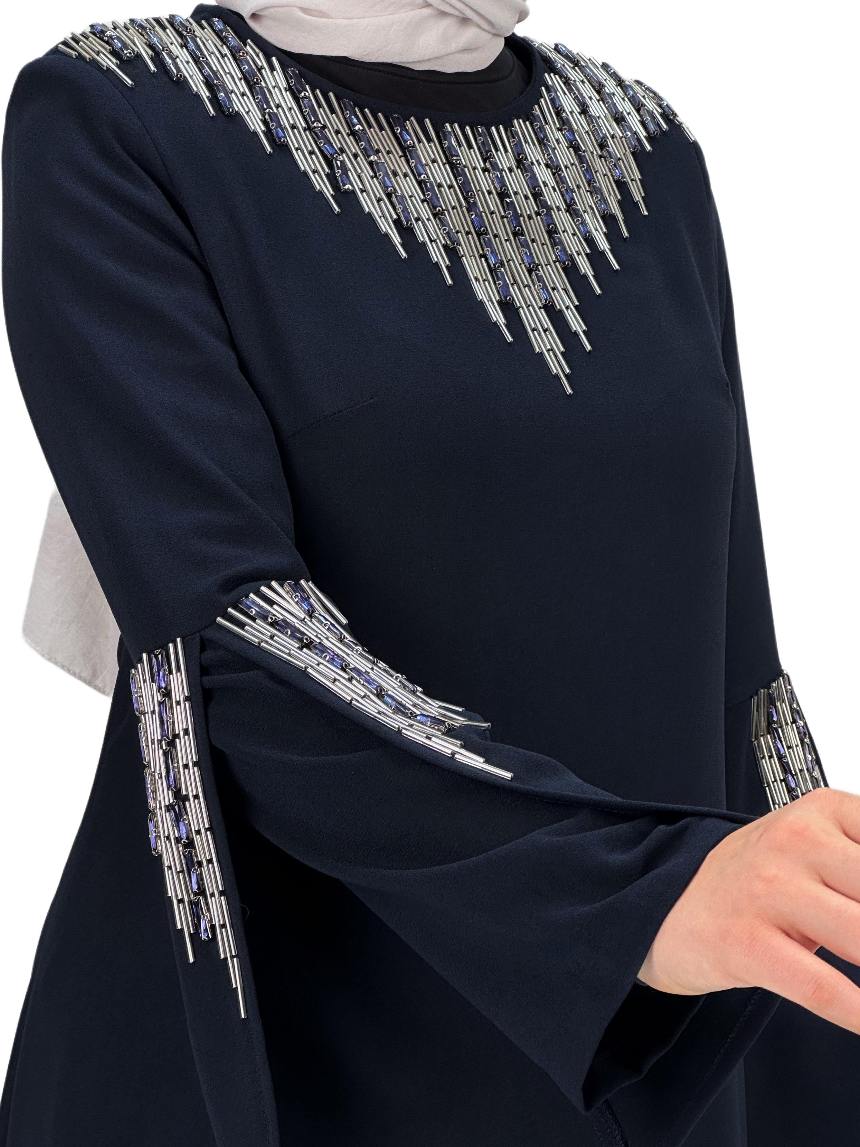 Abiye Elbise Lacivert OTW36222