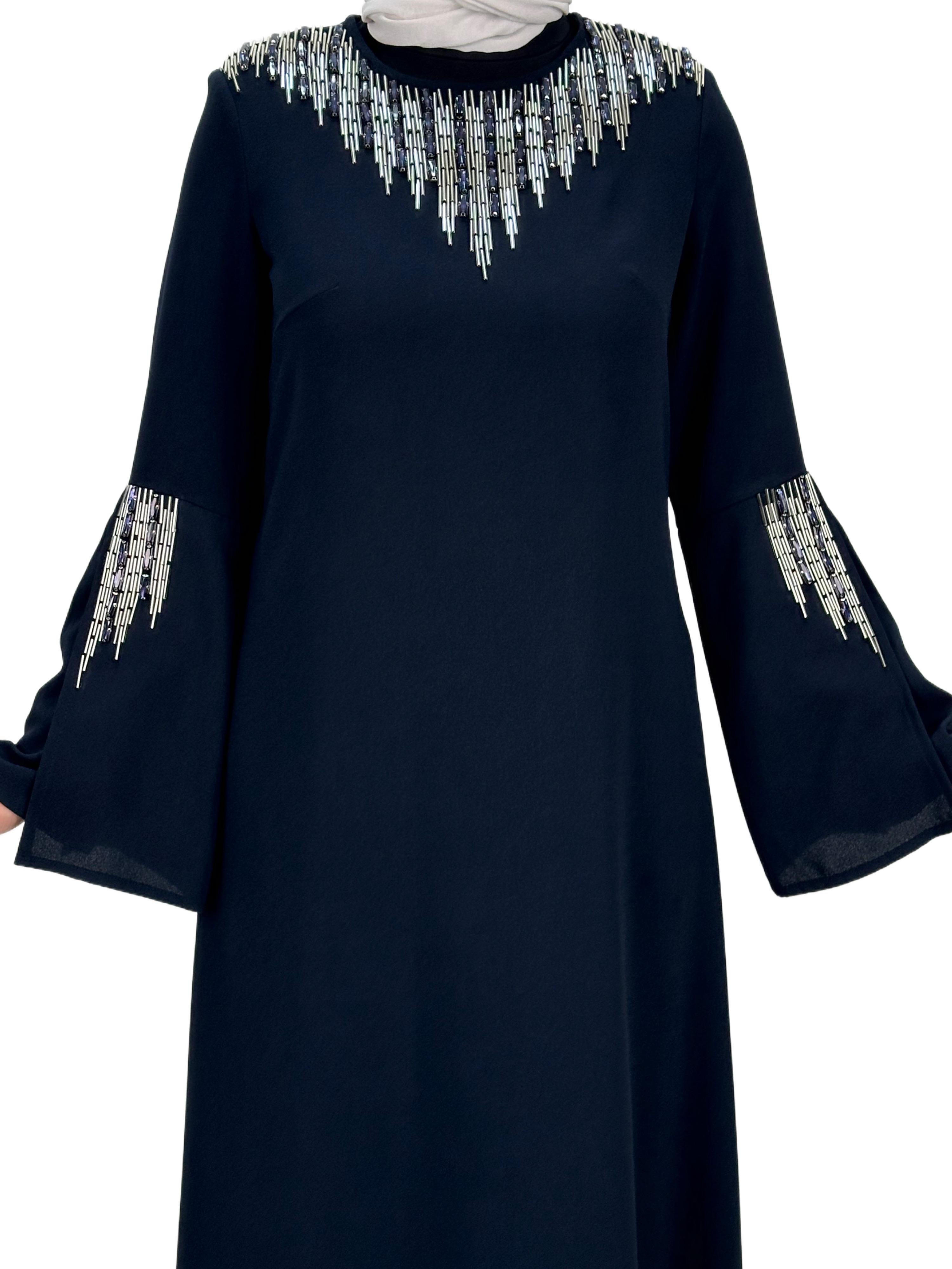 Abiye Elbise Lacivert OTW36222
