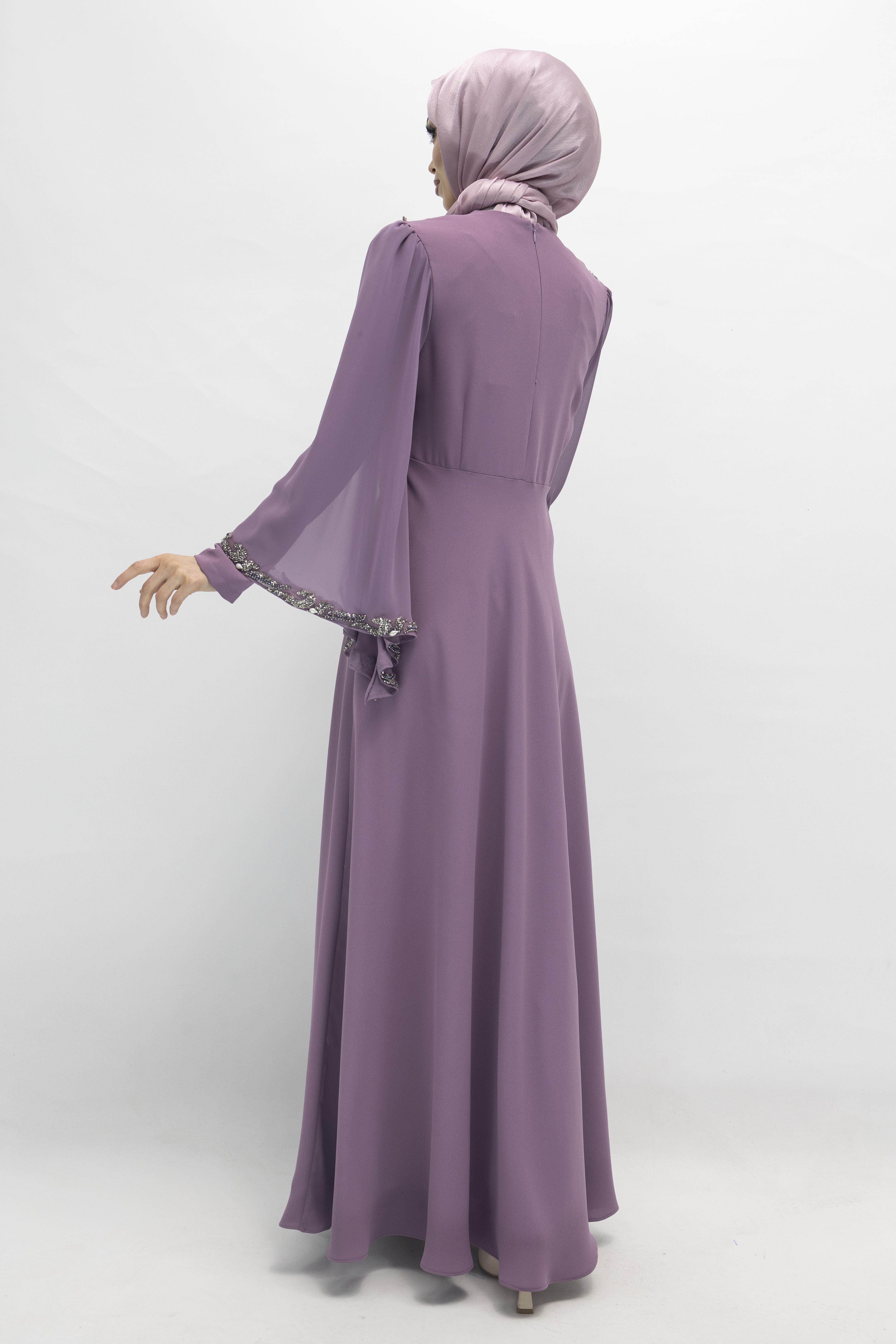 Abiye Elbise Lila OTW38120
