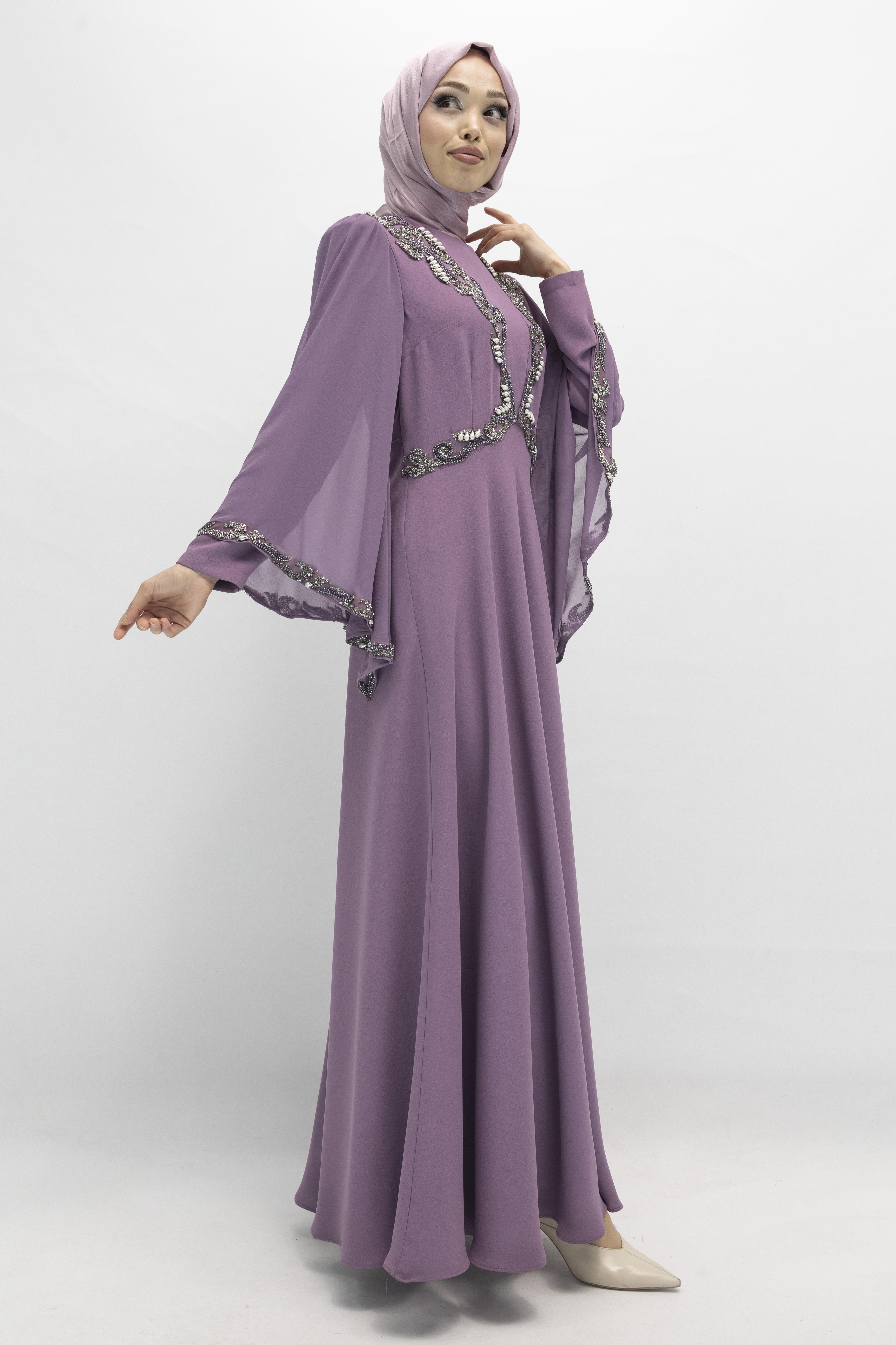 Abiye Elbise Lila OTW38120