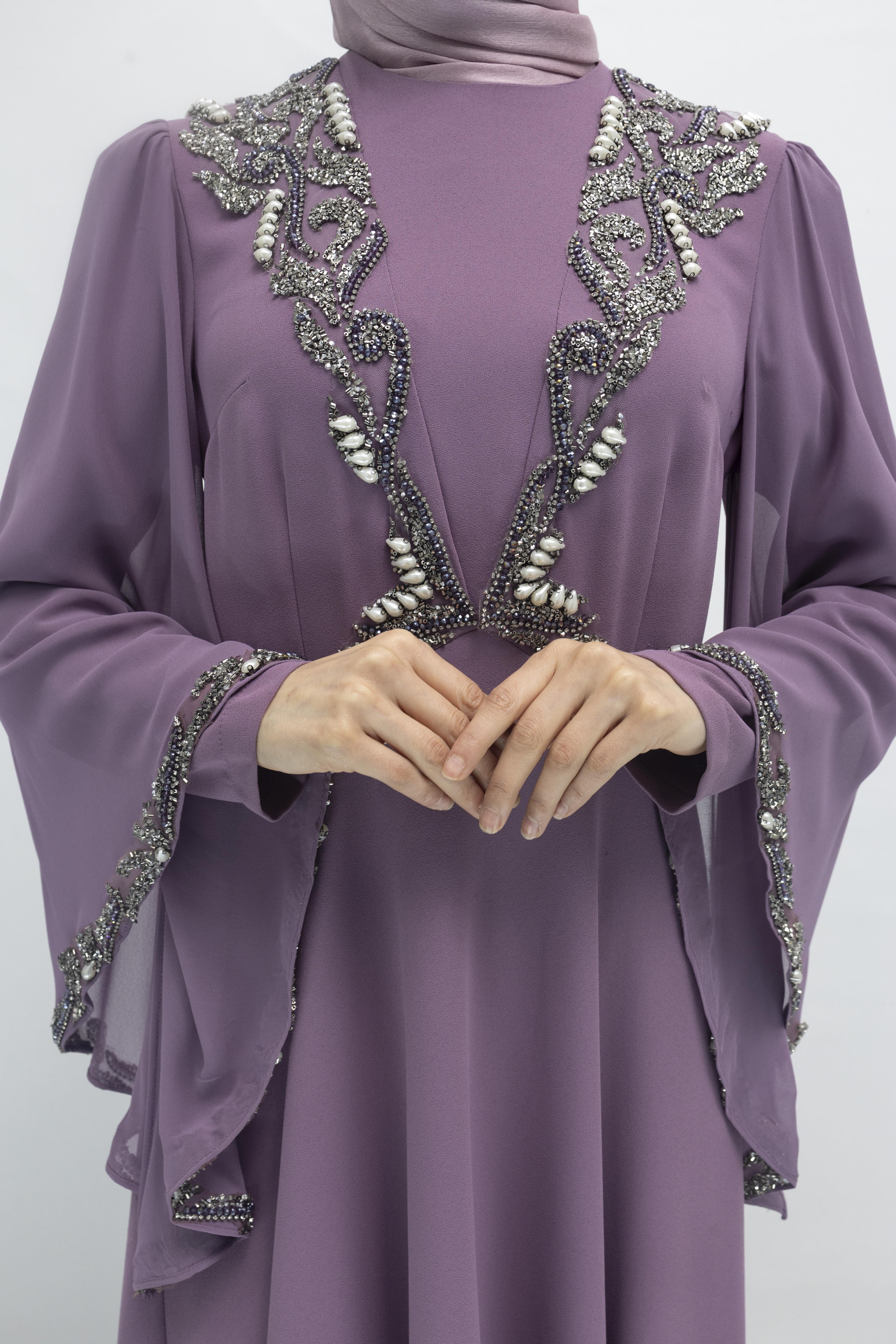 Abiye Elbise Lila OTW38120