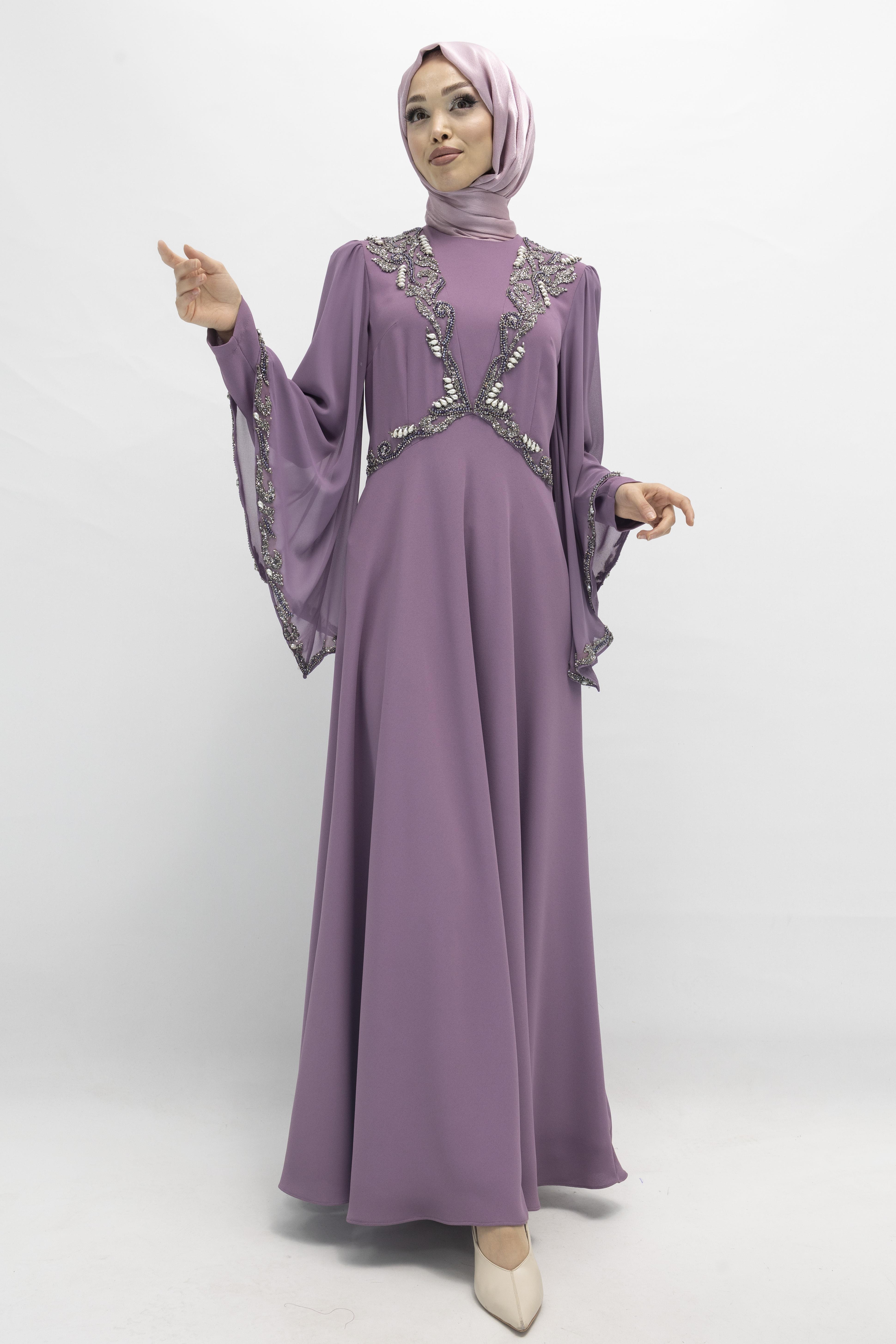 Abiye Elbise Lila OTW38120