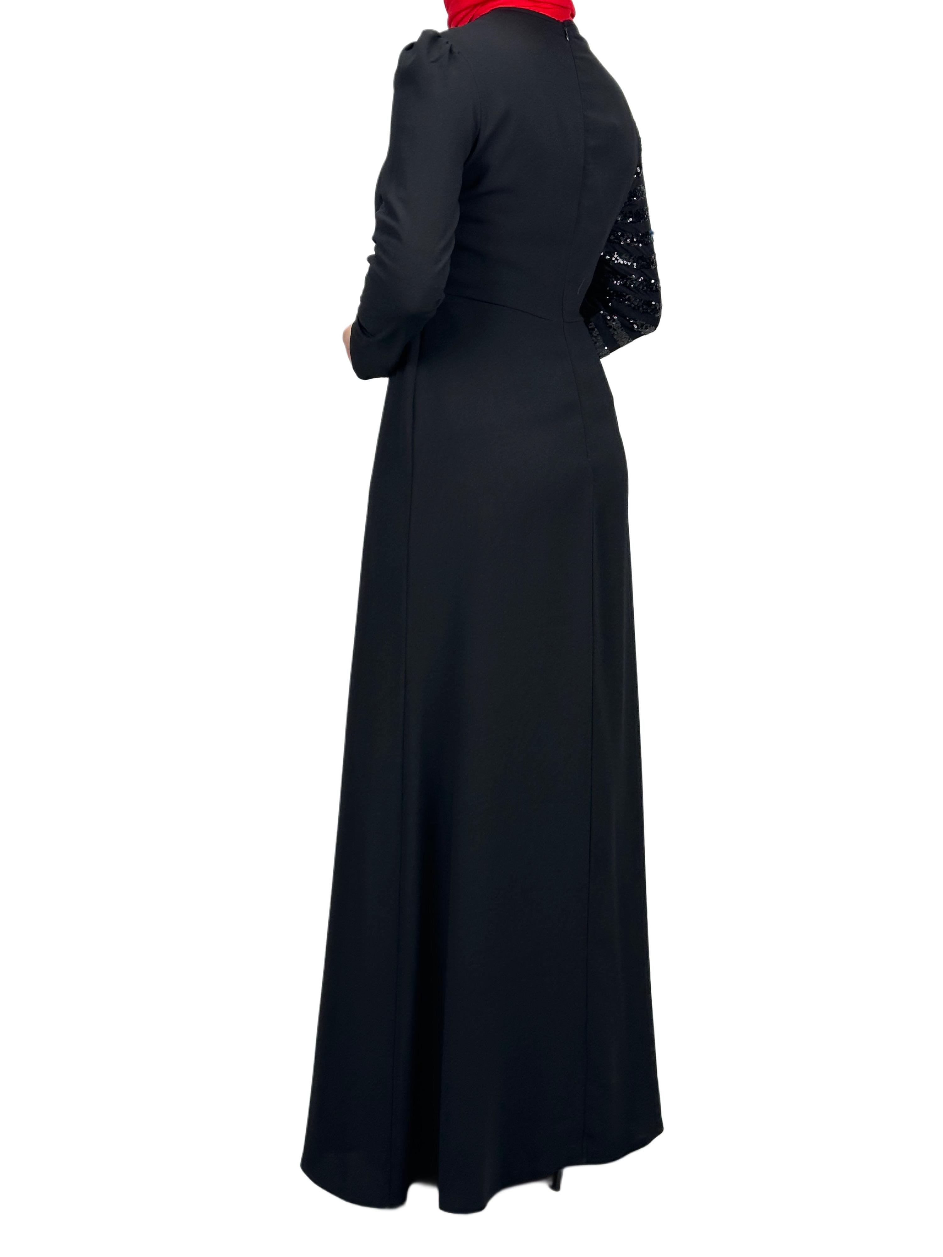 Abiye Elbise Siyah OTW2711