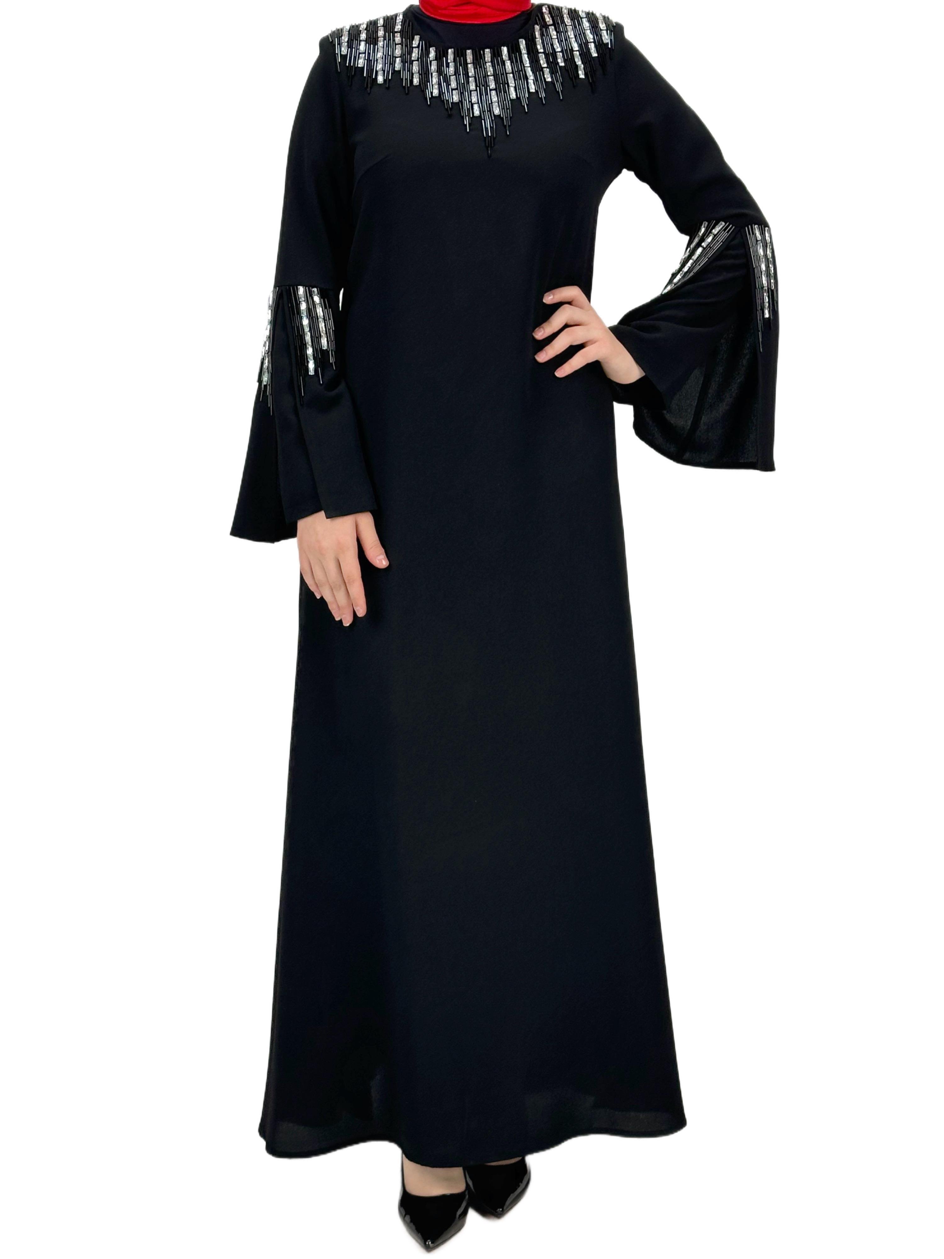 Abiye Elbise Siyah OTW36222