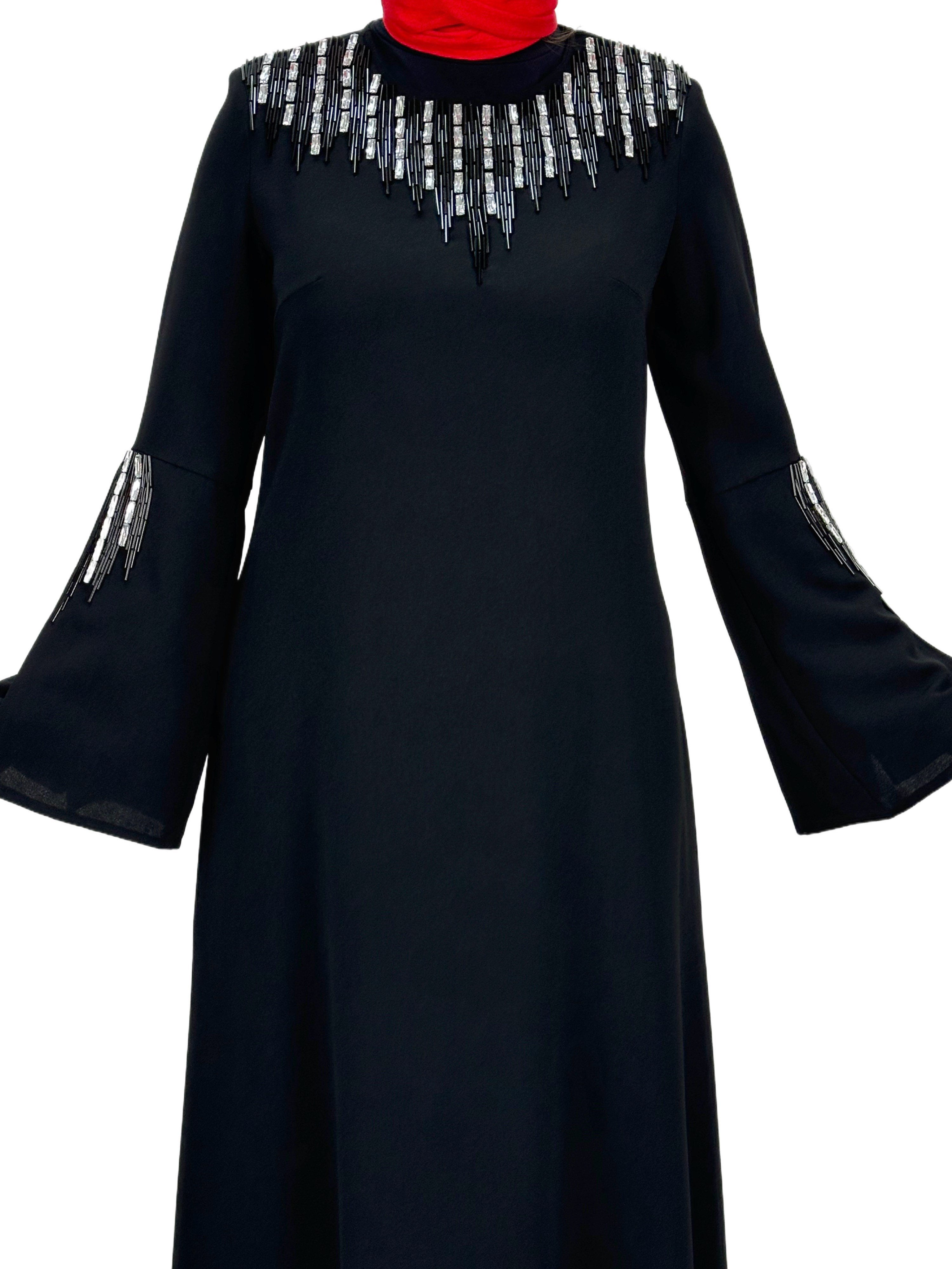 Abiye Elbise Siyah OTW36222