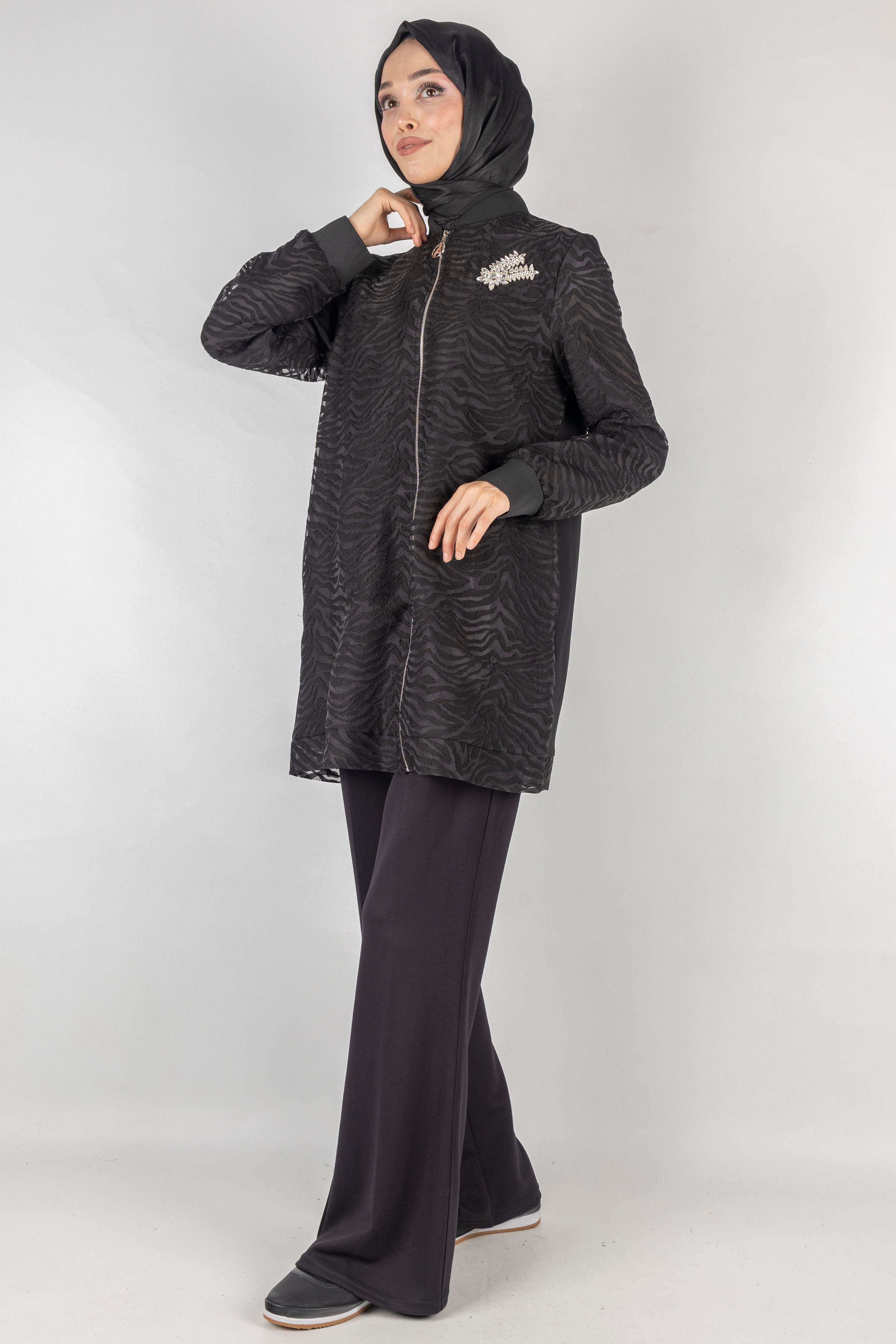 Armine Trend Ceket Siyah OTW418