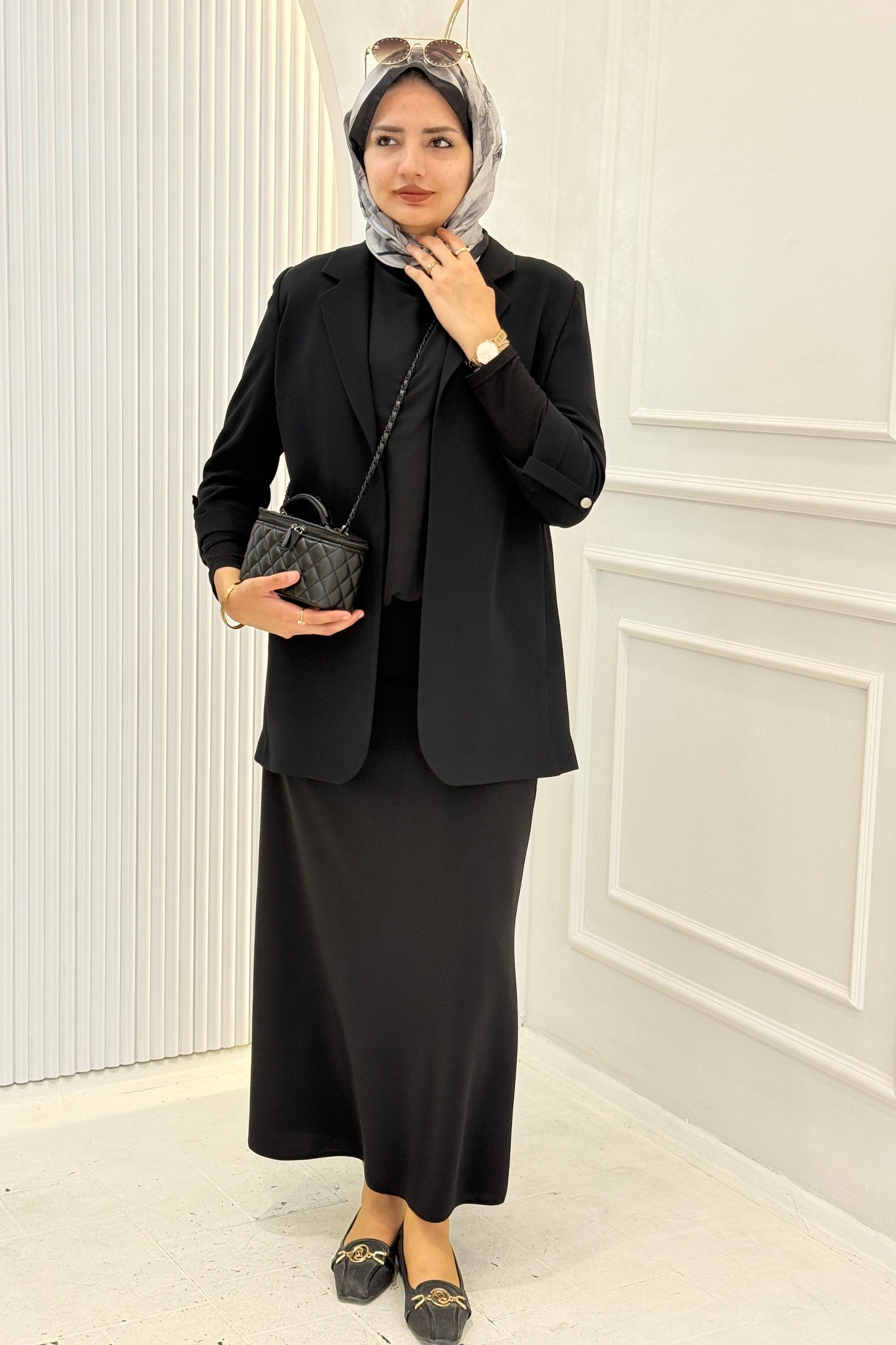 Astarsız Blazer Ceket Siyah OTW1151