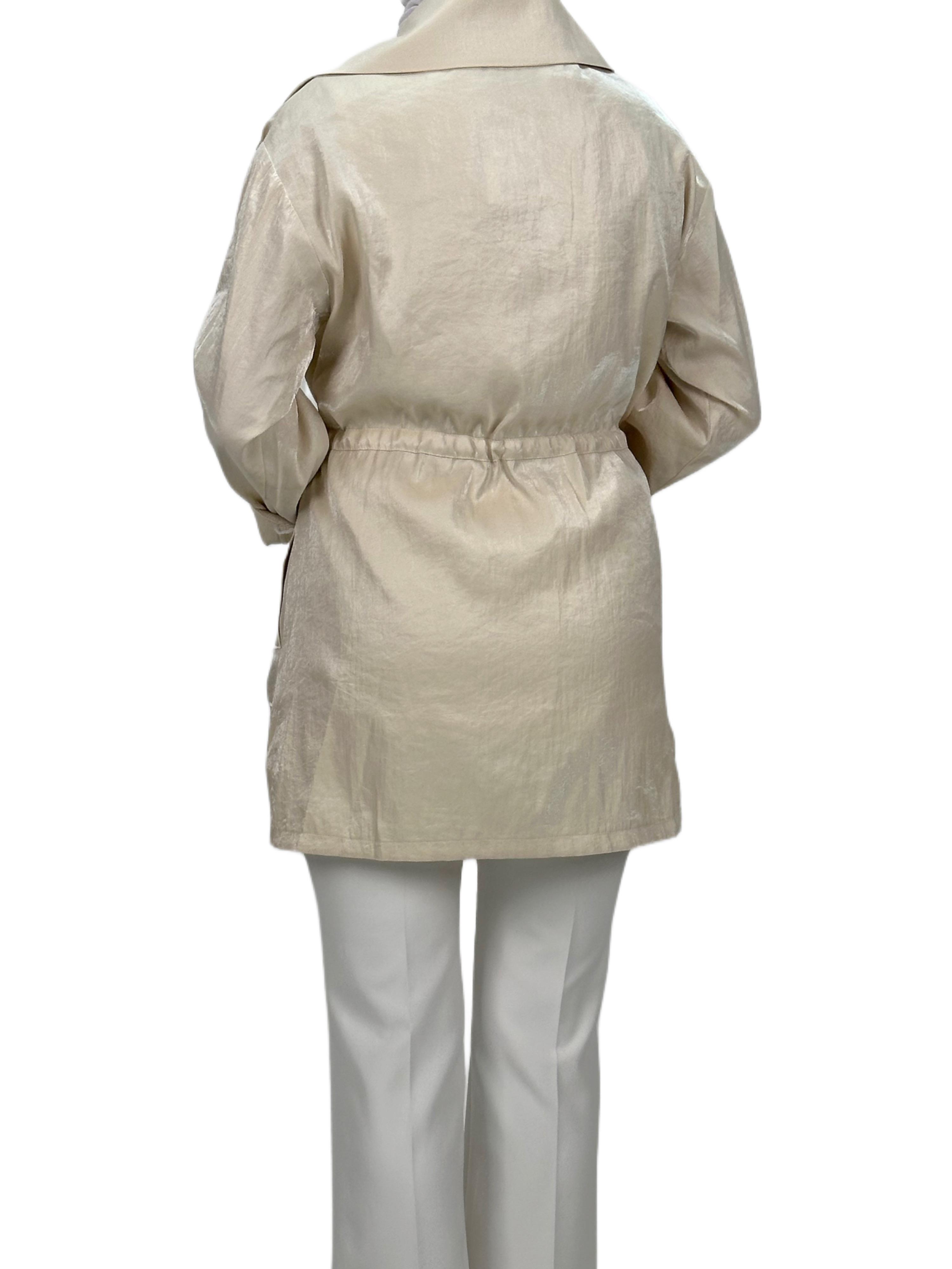 Belden Bağlamalı Ceket Bej OTW1103