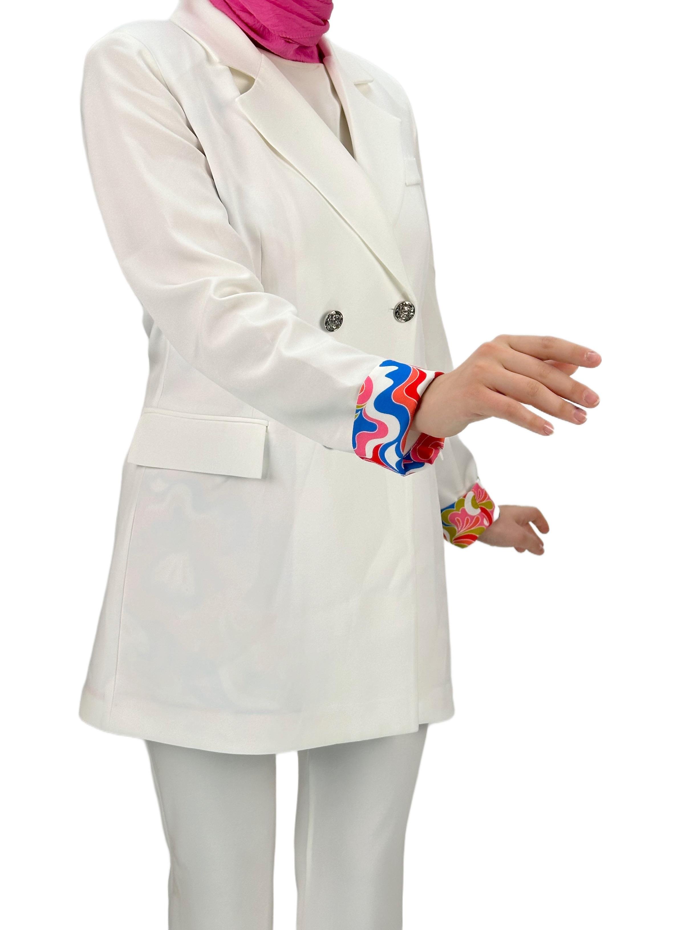 Blazer Ceket Ekru OTW1109