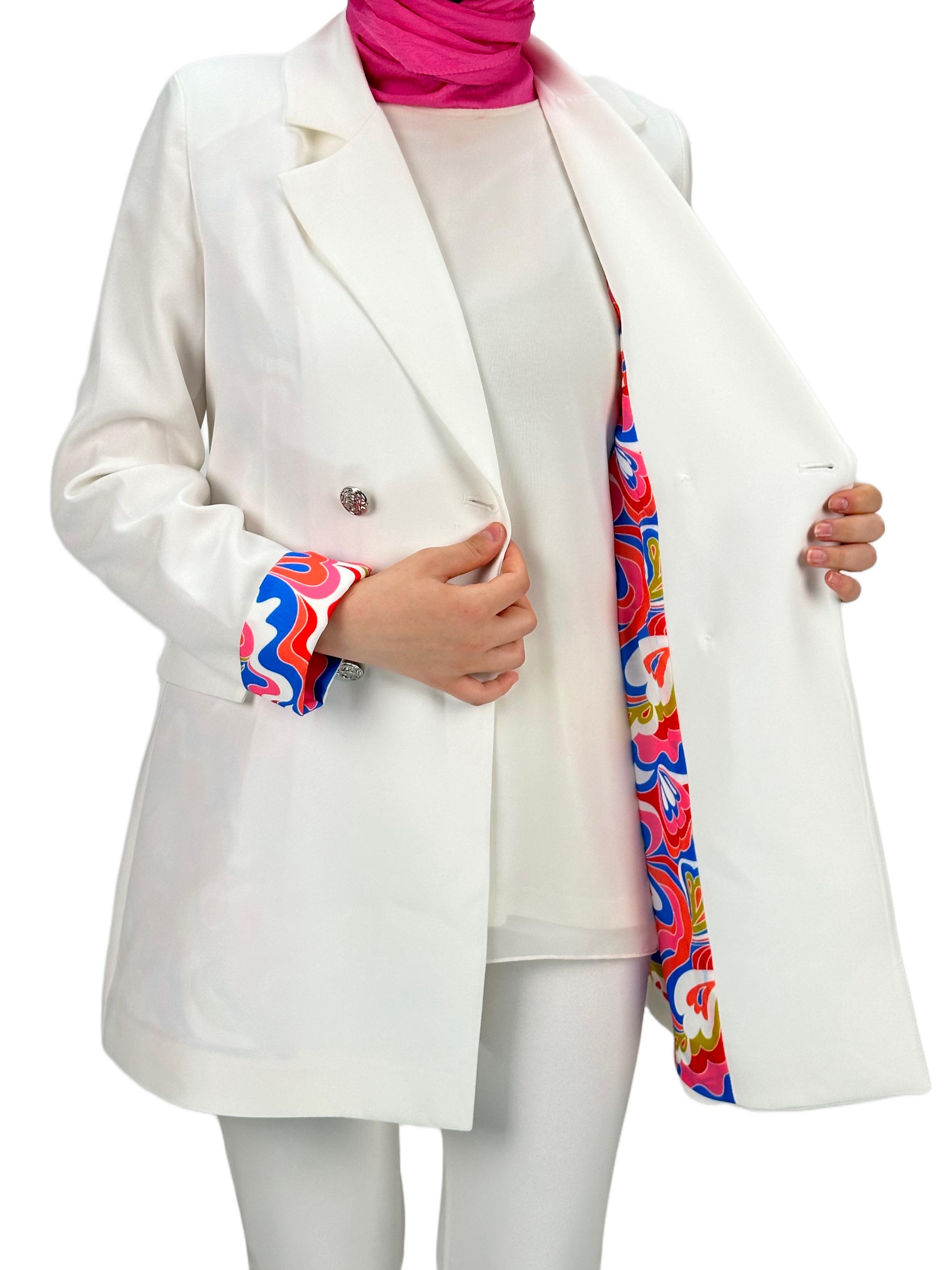 Blazer Ceket Ekru OTW1109