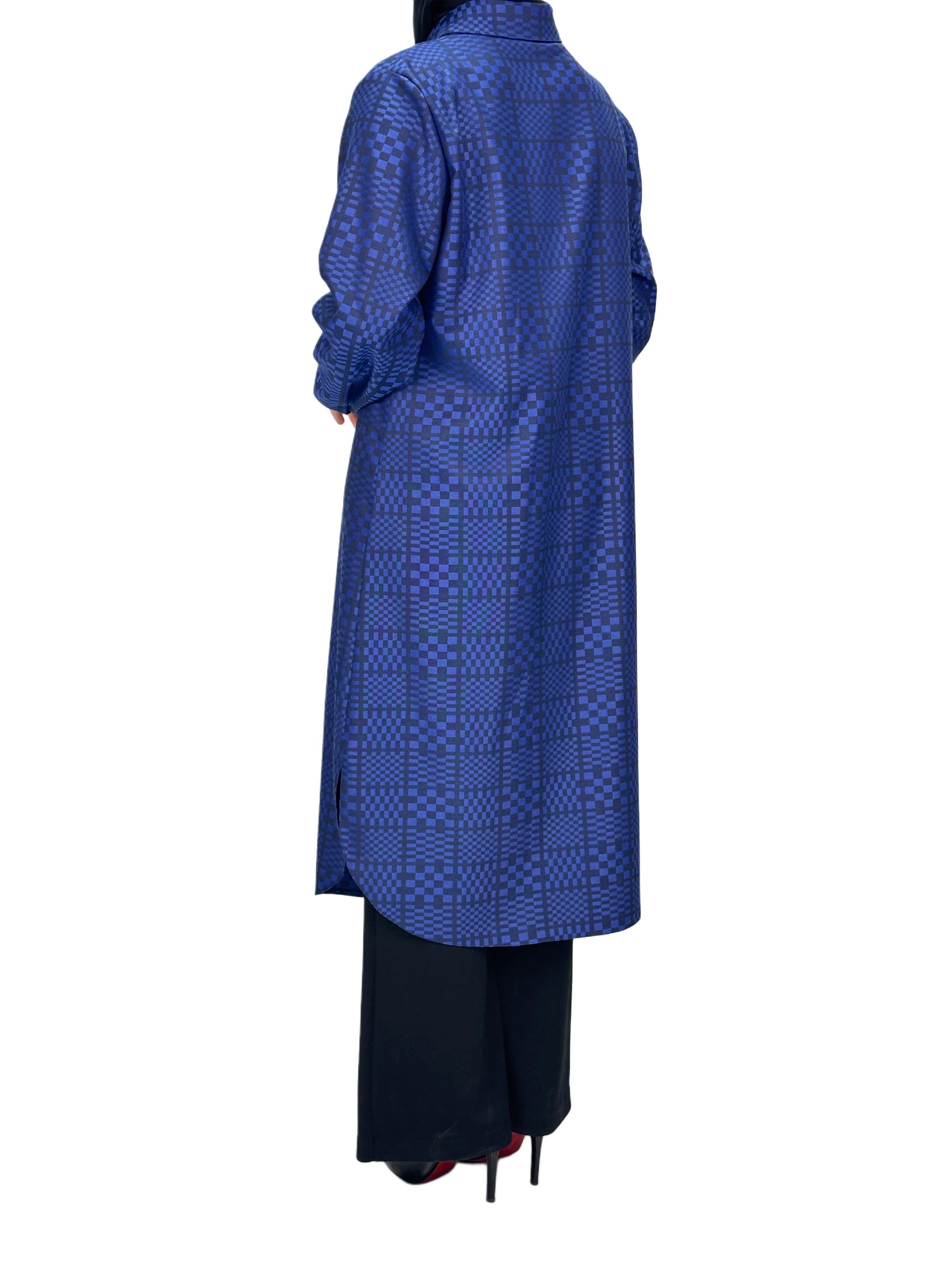 Büyük Beden Cepli Tunik Lacivert OTW2102